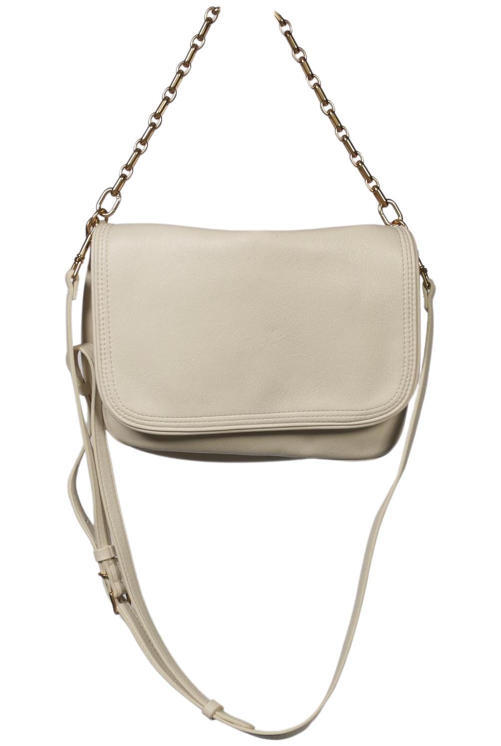 

Zara Damen Handtasche, cremeweiß, Gr.