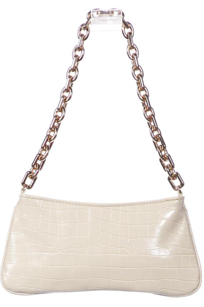

ZARA Damen Handtasche, cremeweiß