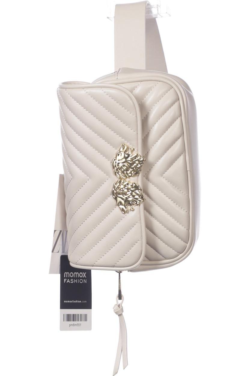 

Zara Damen Handtasche, cremeweiß, Gr.