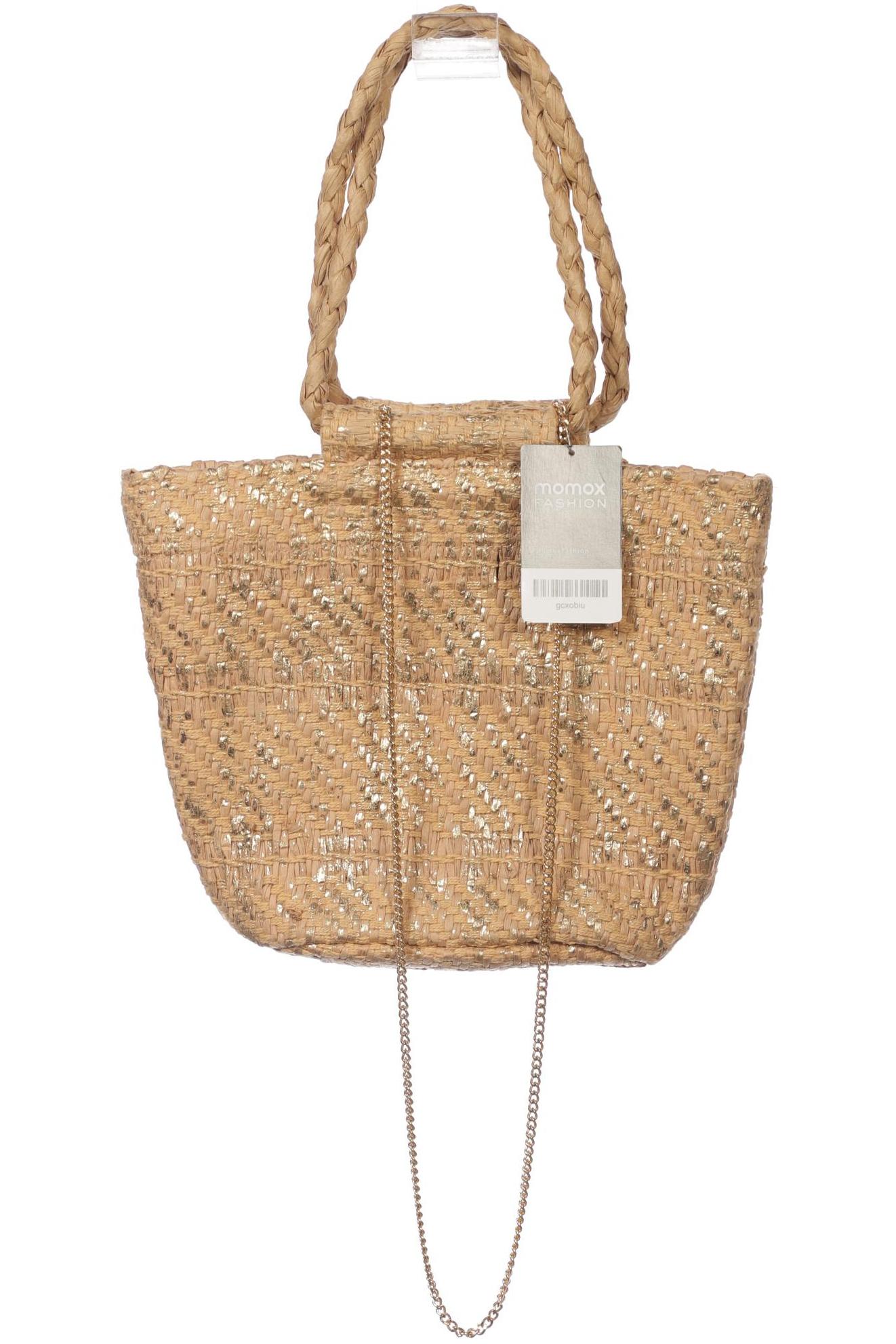 

ZARA Damen Handtasche, beige