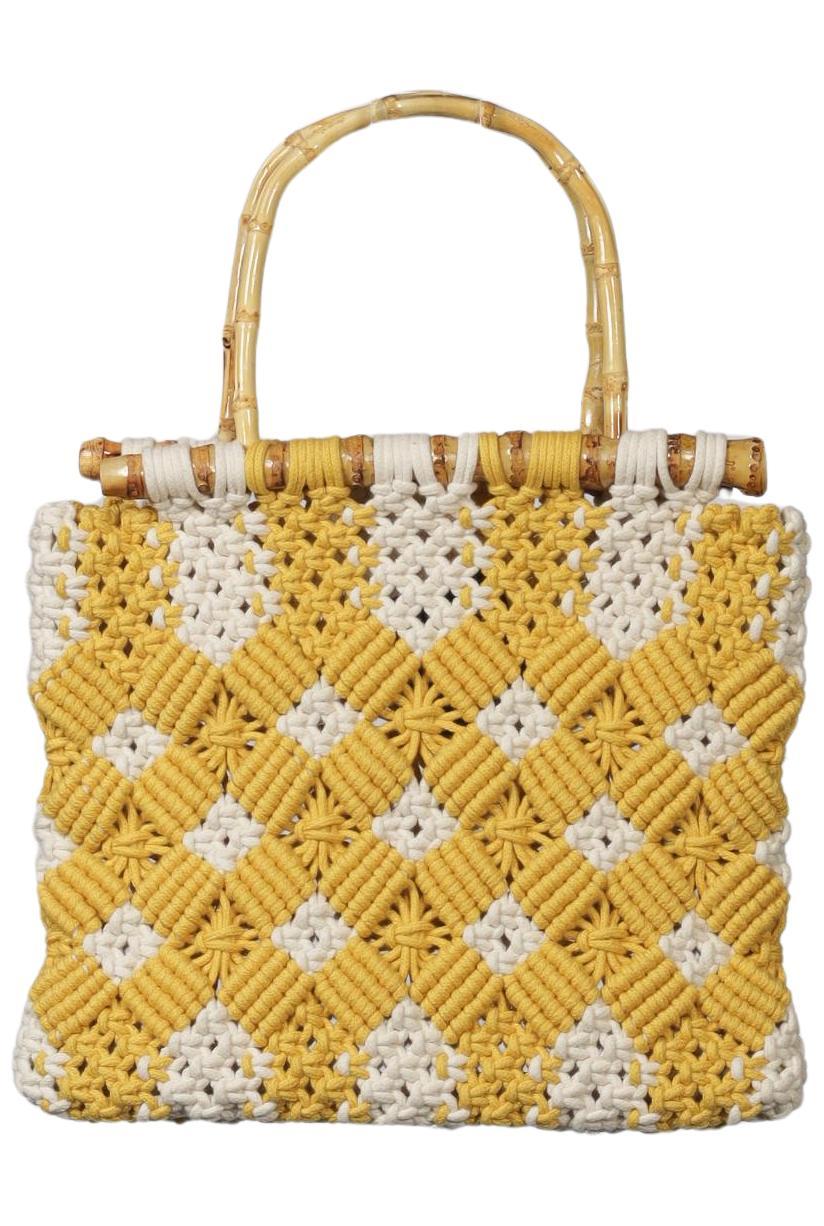 

Zara Damen Handtasche, gelb, Gr.