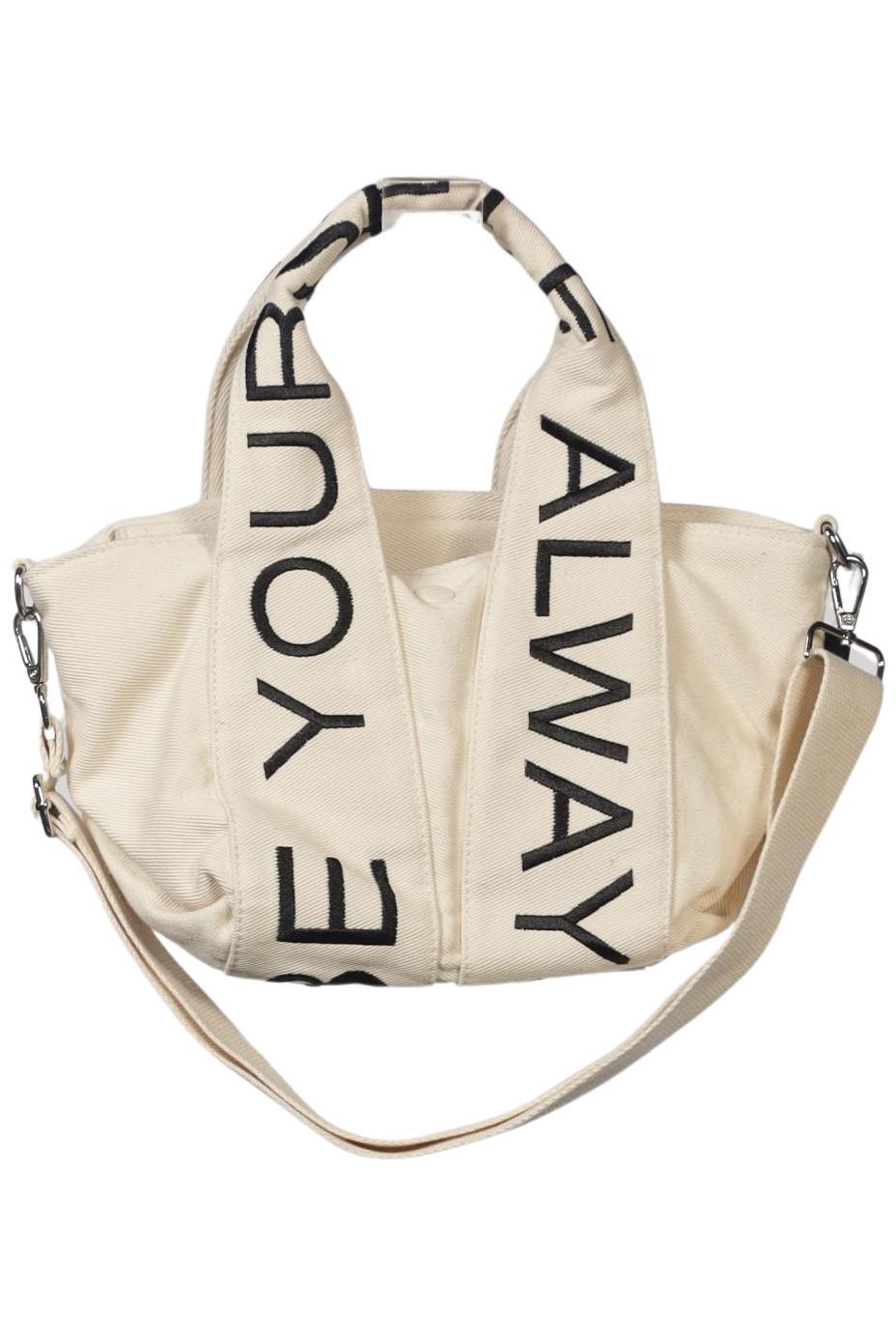 

Zara Damen Handtasche, beige, Gr.