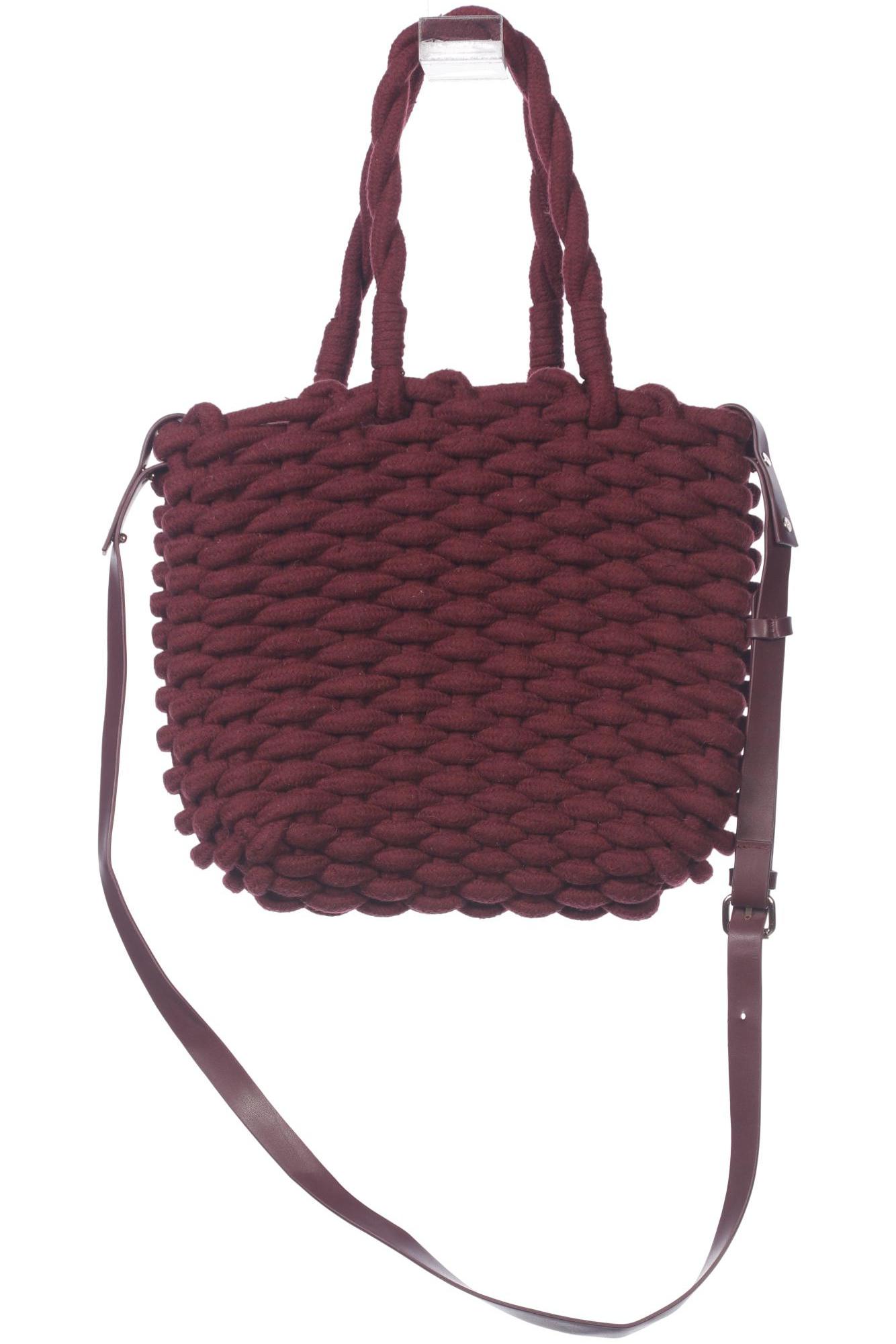 

Zara Damen Handtasche, bordeaux, Gr.