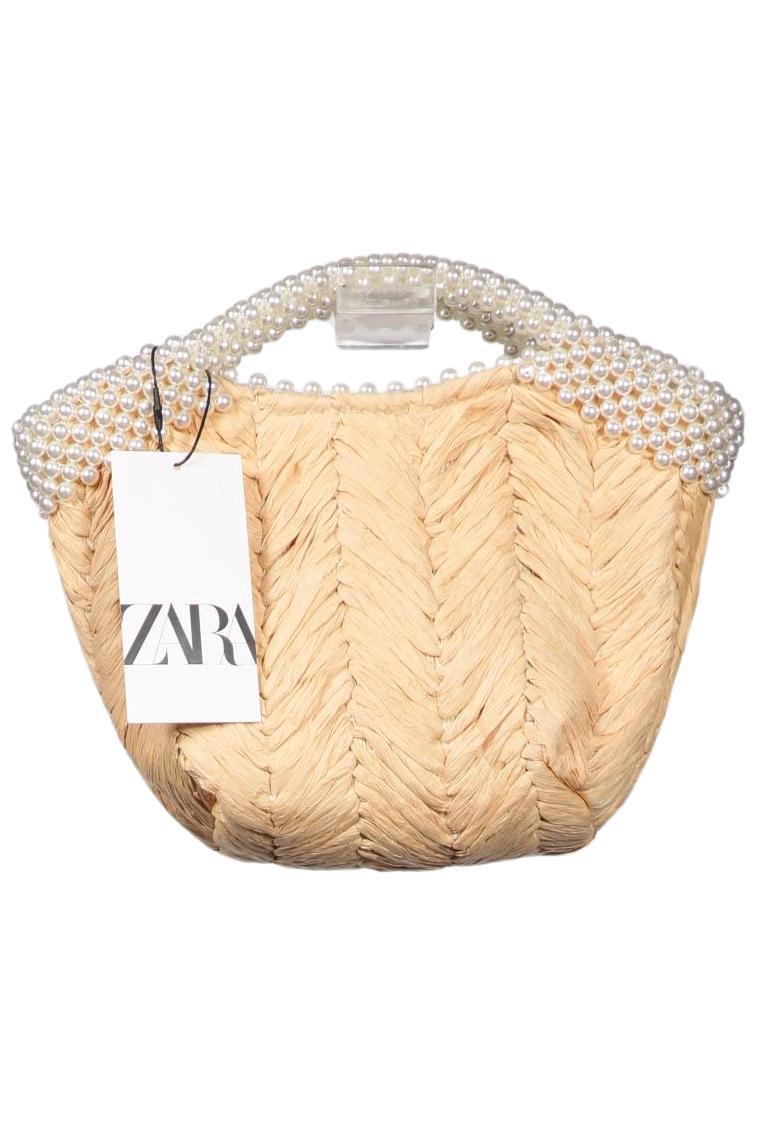 

Zara Damen Handtasche, beige, Gr.