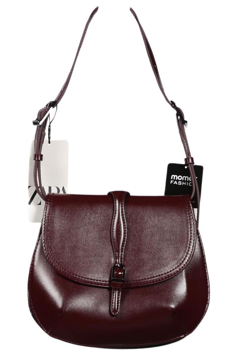 

Zara Damen Handtasche, bordeaux, Gr.