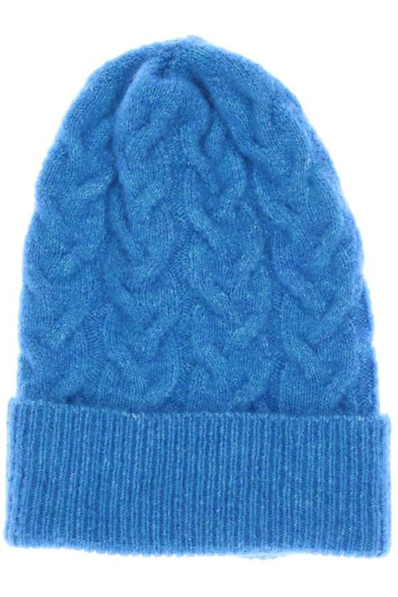

Zara Damen Hut/Mütze, blau, Gr. 56