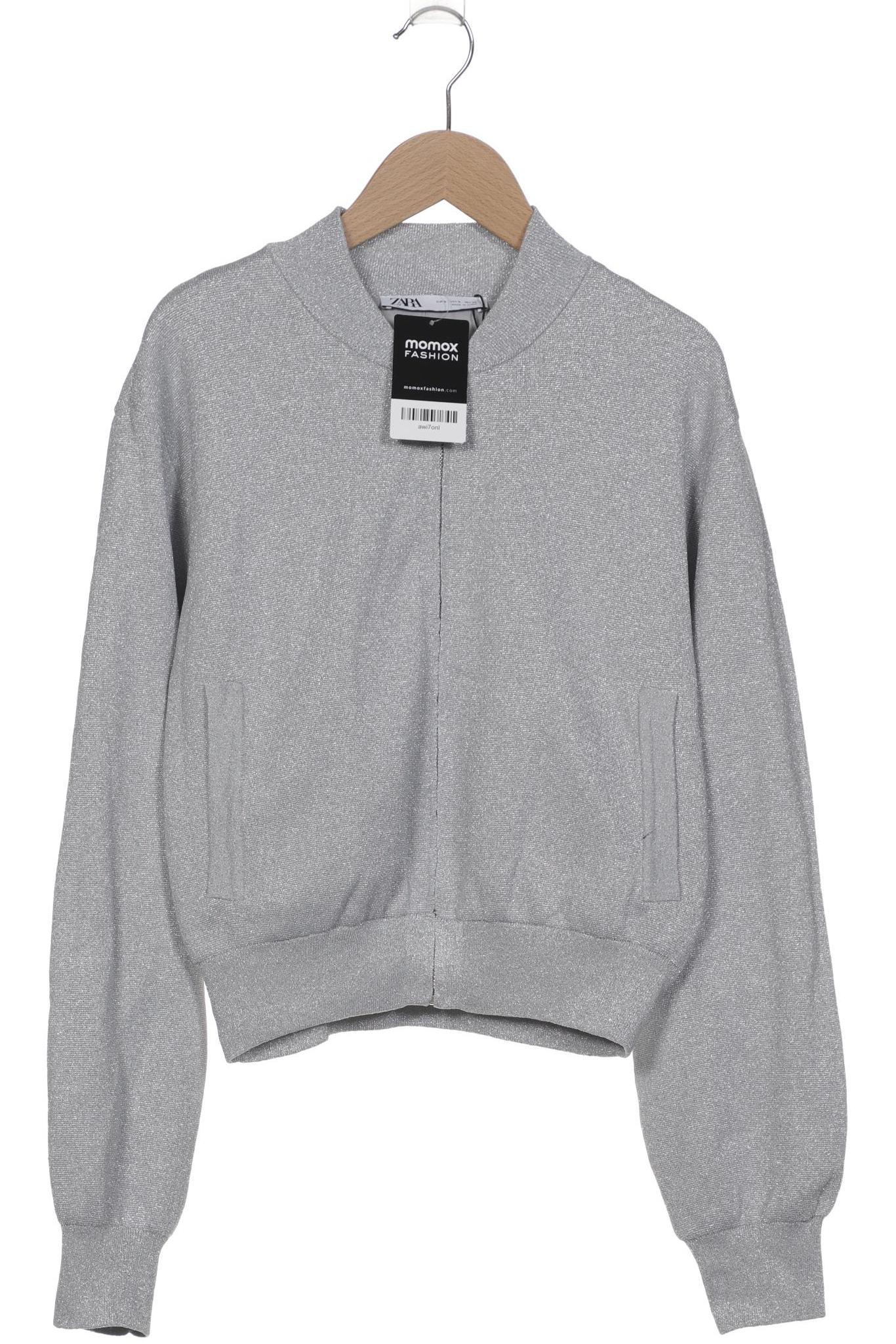

Zara Damen Jacke, silber, Gr. 36