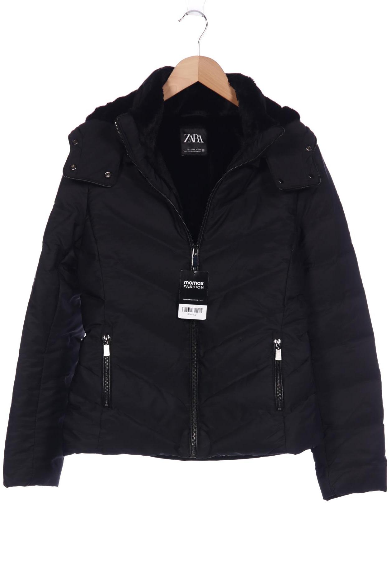 

ZARA Damen Jacke, schwarz