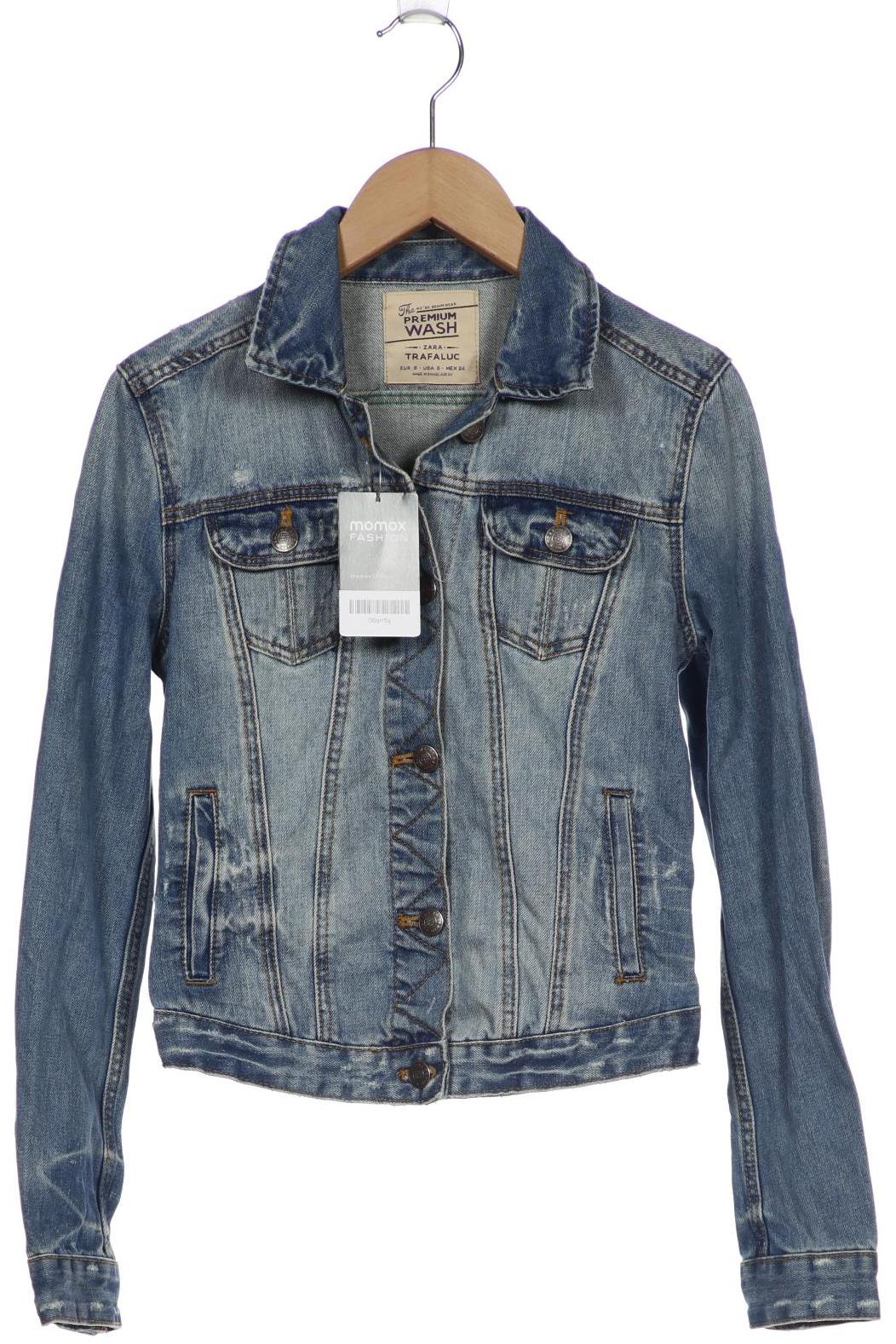 

ZARA Damen Jacke, blau