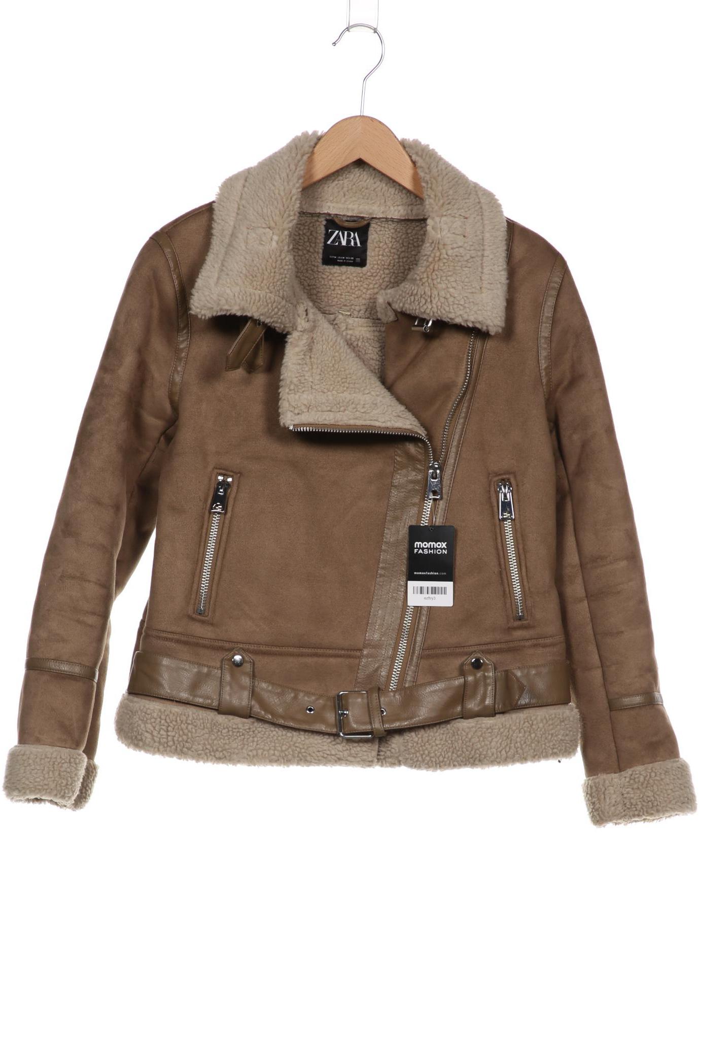 

ZARA Damen Jacke, braun