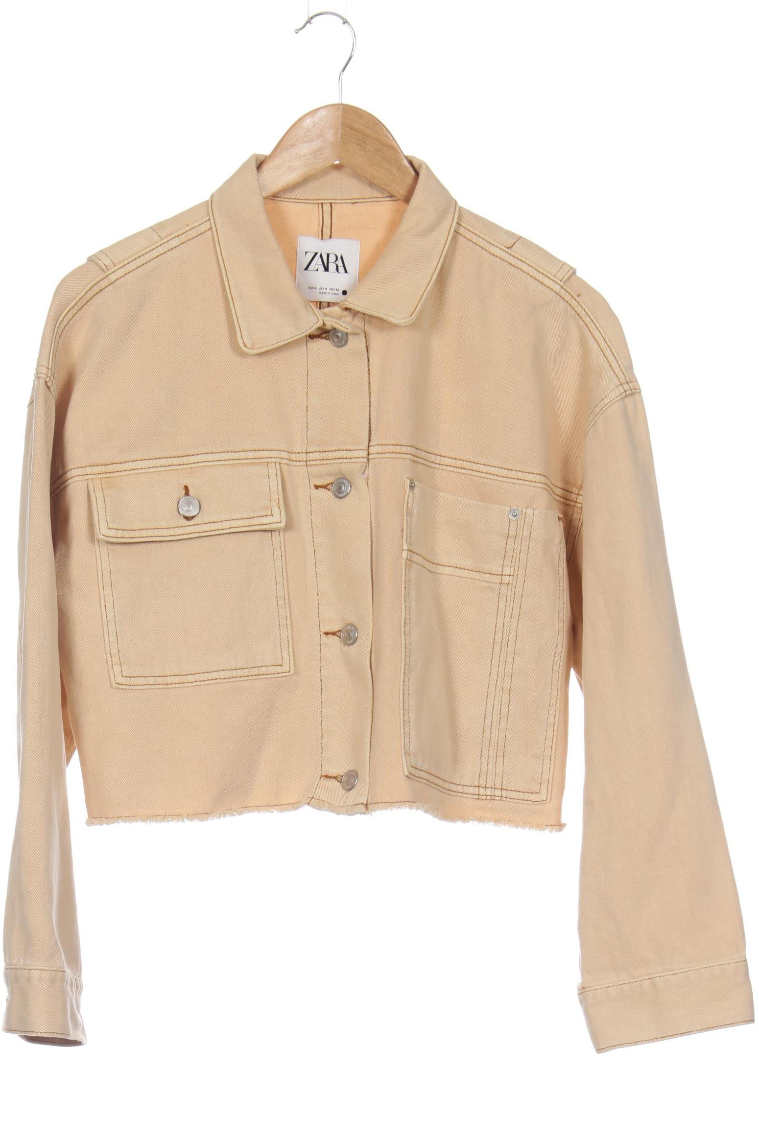 

Zara Damen Jacke, beige, Gr. 36