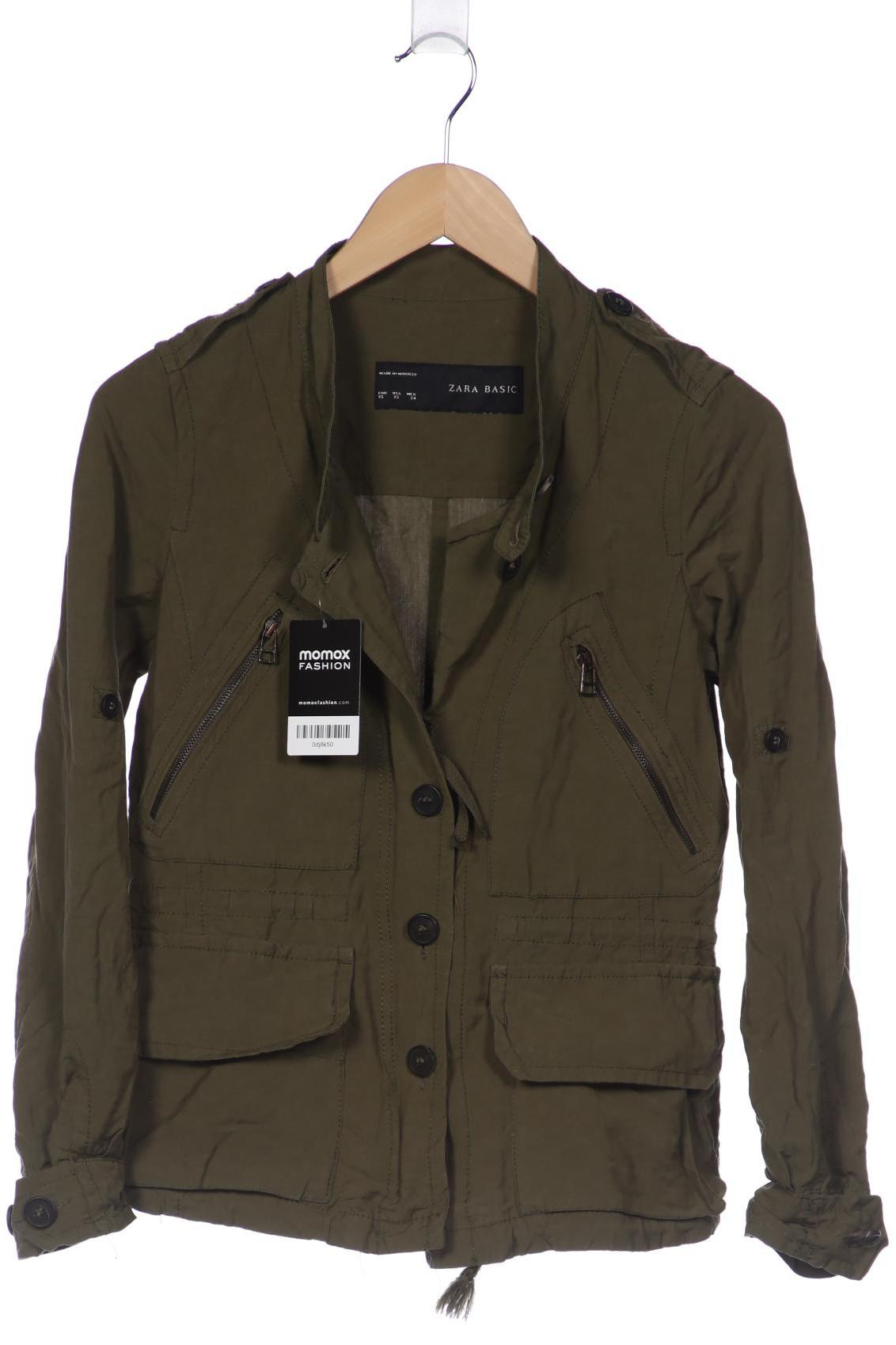 

ZARA Damen Jacke, grün