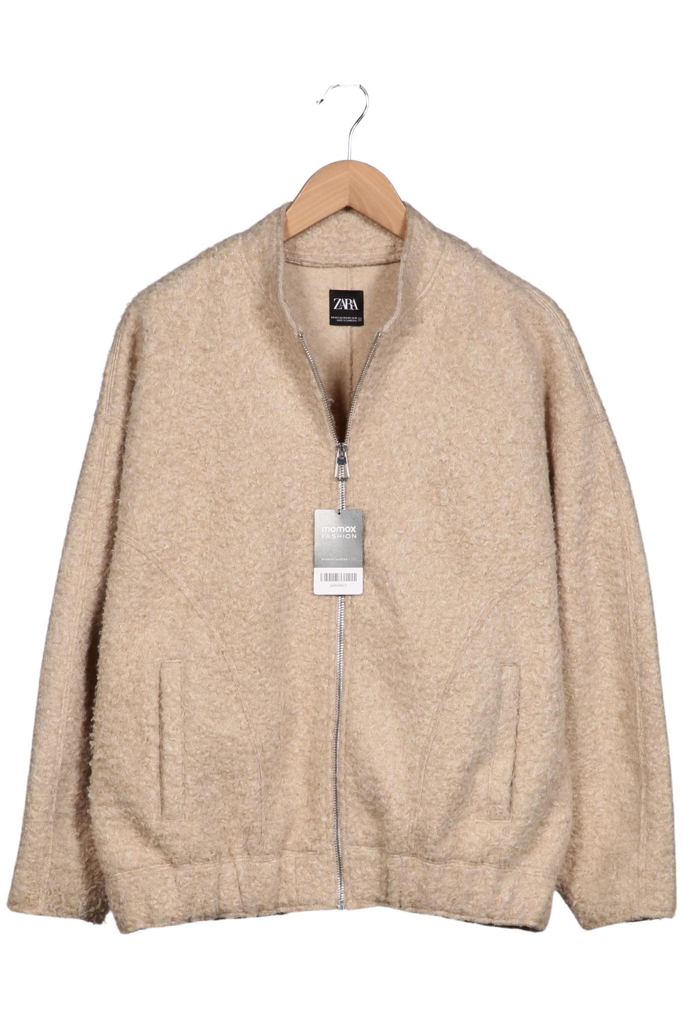 

Zara Damen Jacke, beige, Gr. 34