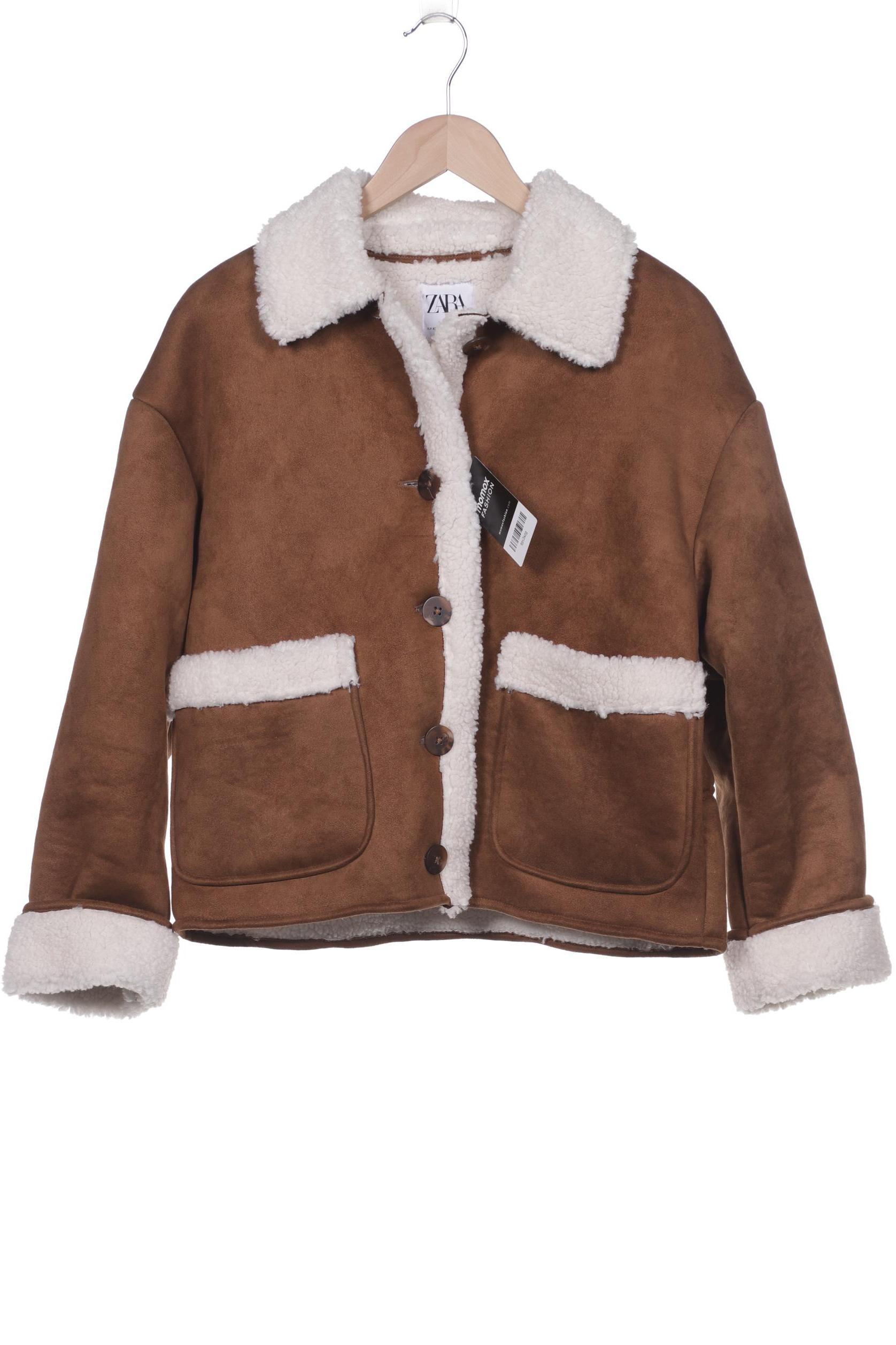 

Zara Damen Jacke, braun, Gr. 34