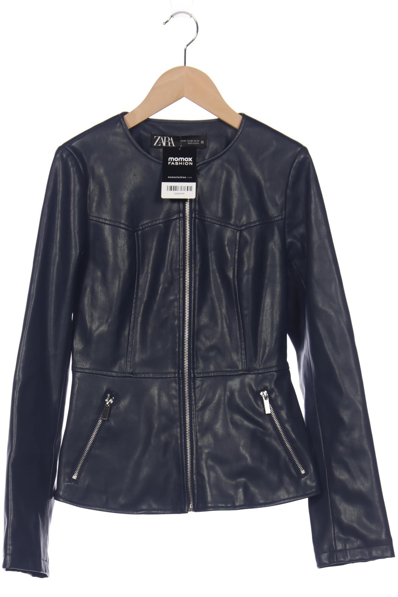 

Zara Damen Jacke, marineblau, Gr. 34
