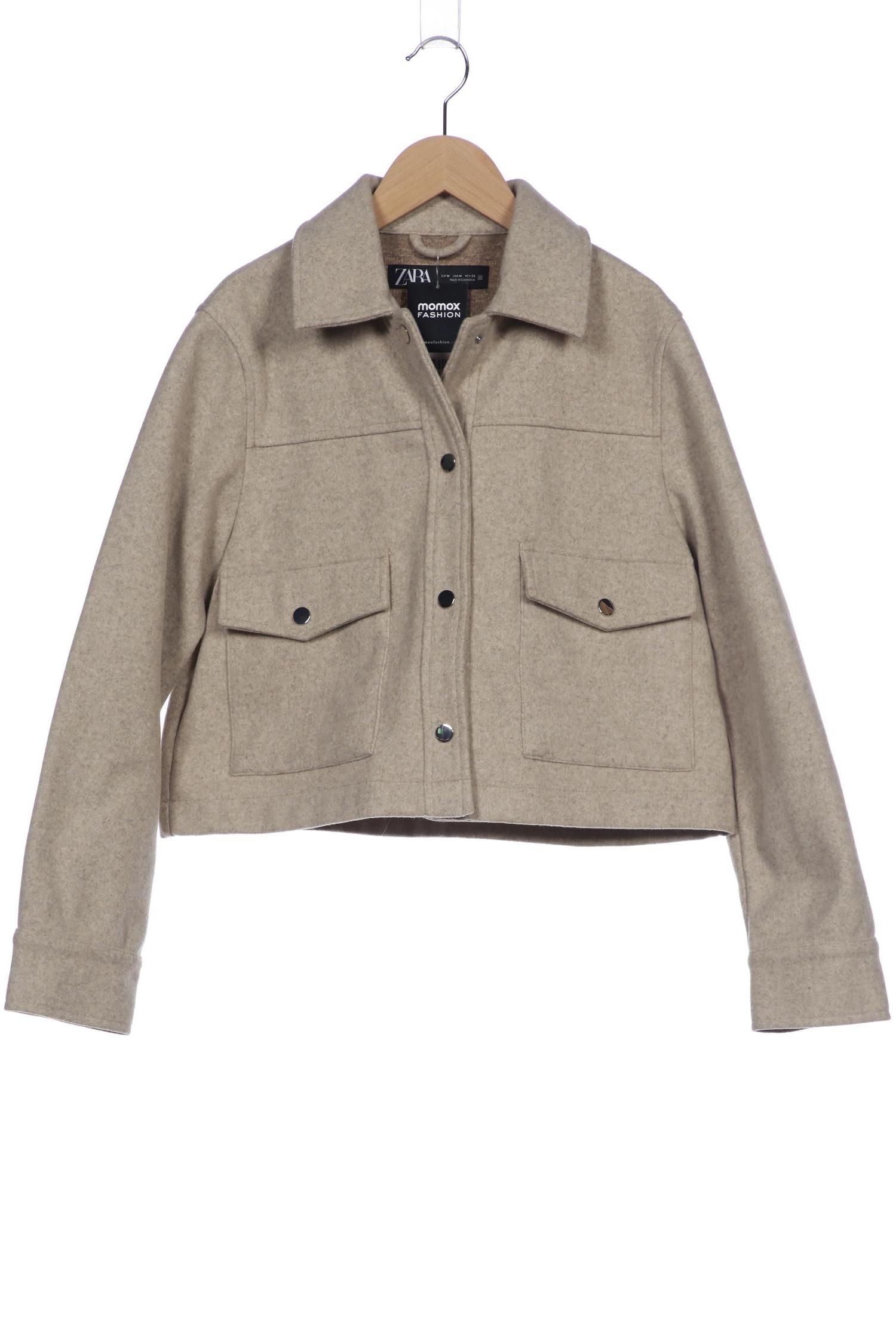

Zara Damen Jacke, beige, Gr. 38