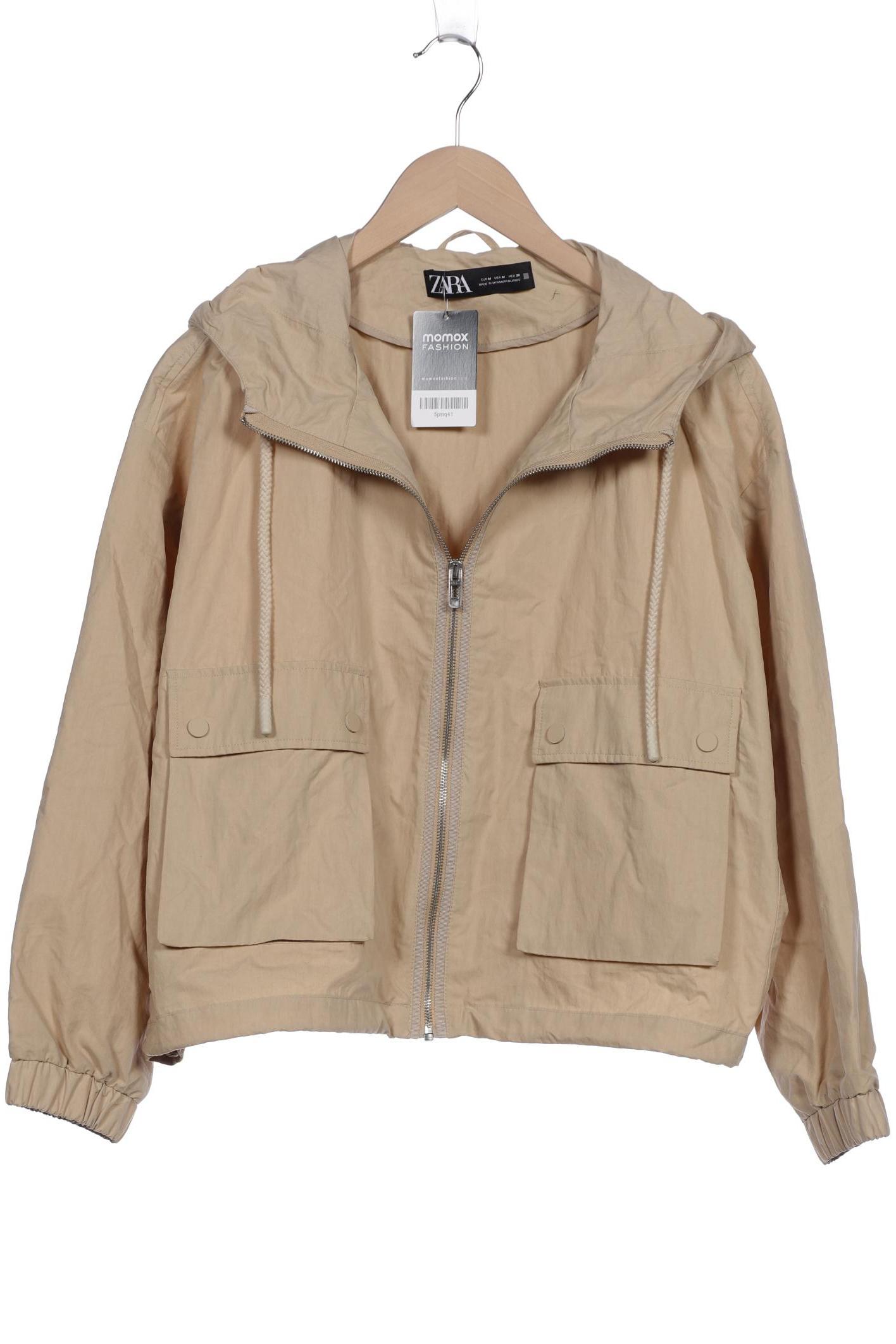 

Zara Damen Jacke, beige, Gr. 38