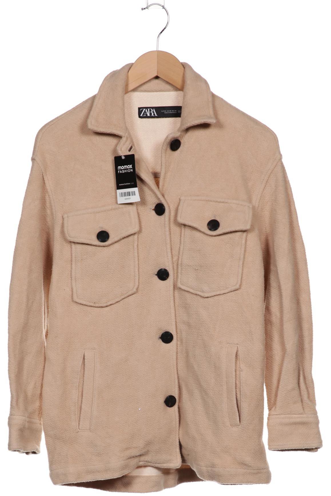 

Zara Damen Jacke, beige, Gr. 34