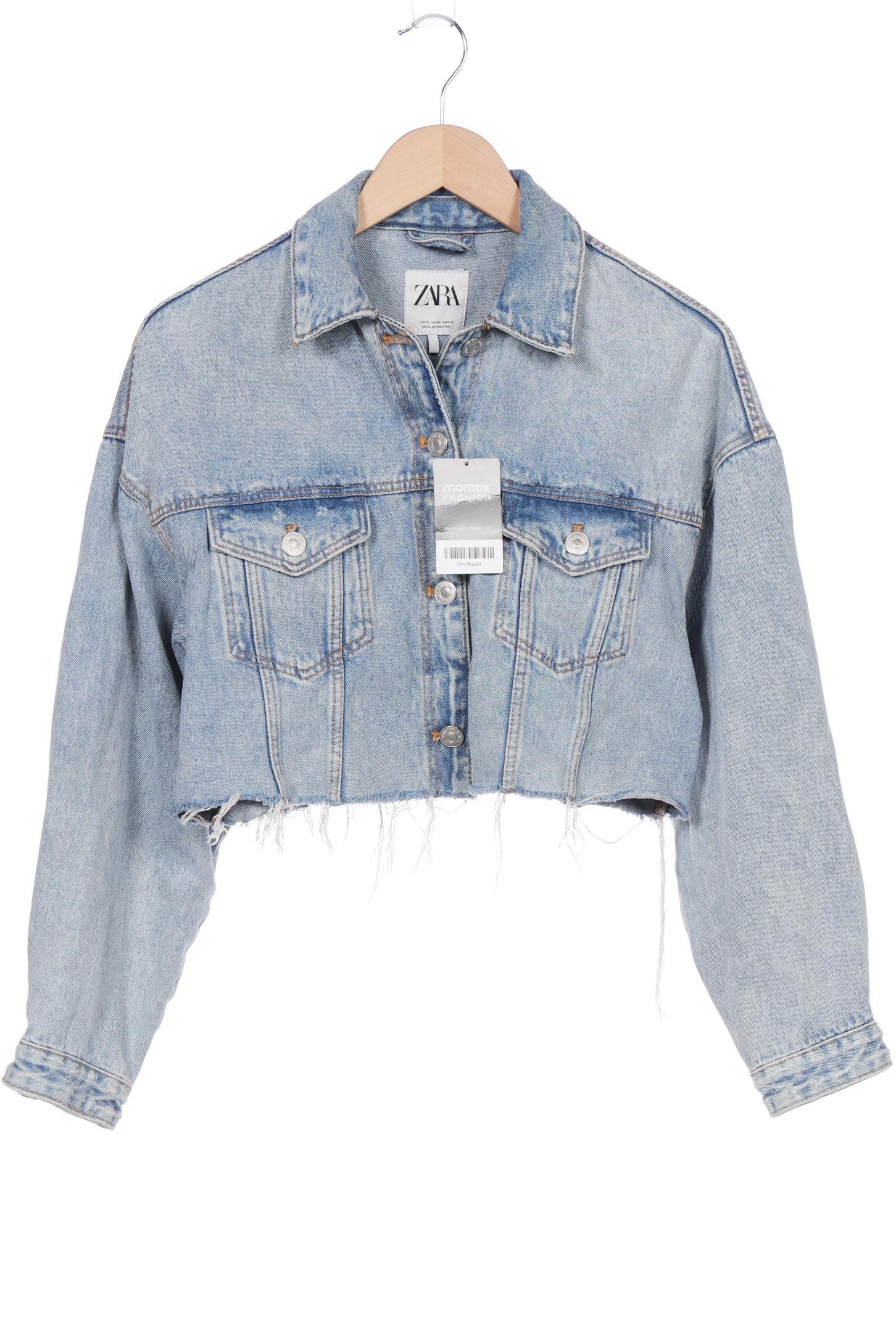 

ZARA Damen Jacke, blau