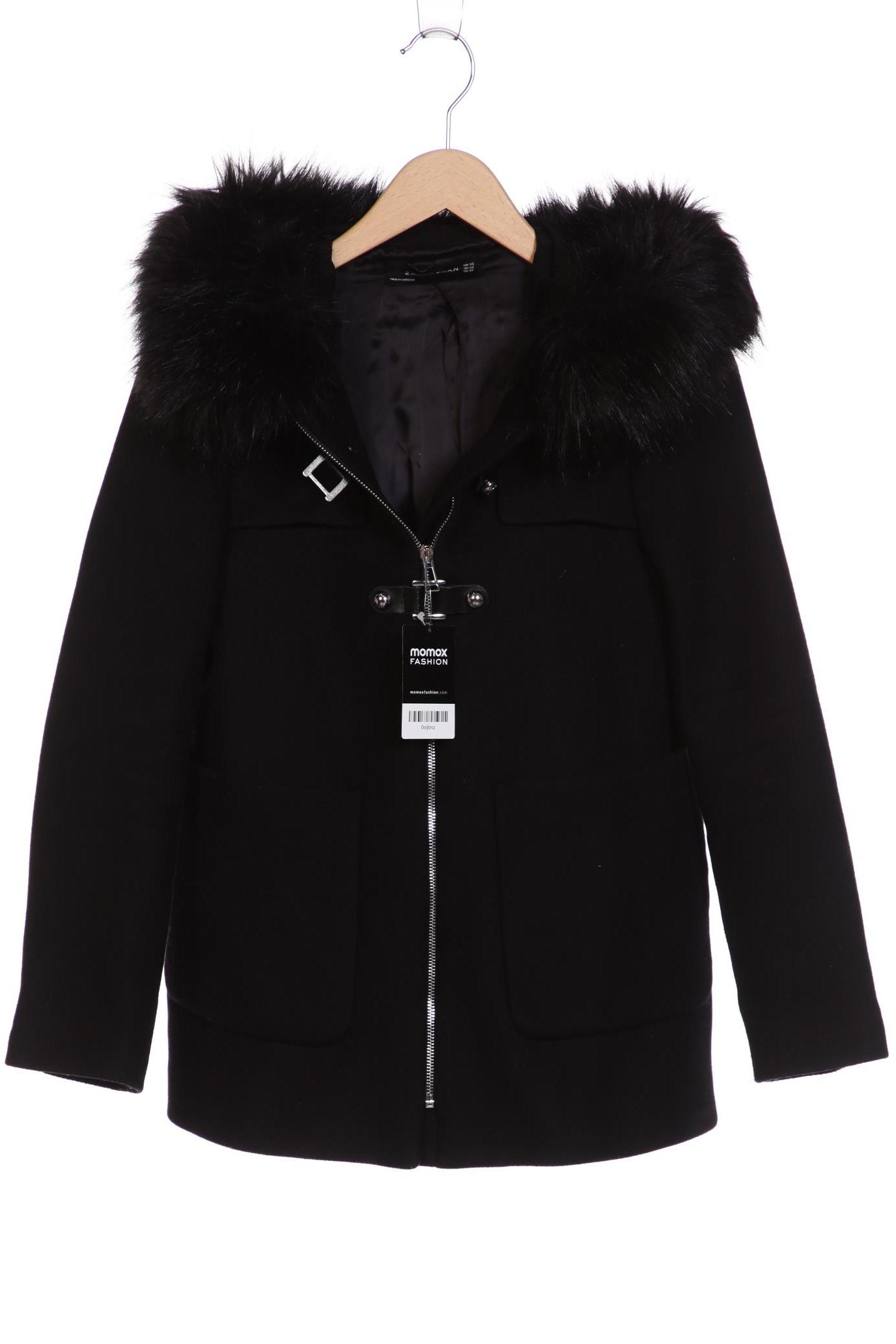 

ZARA Damen Jacke, schwarz