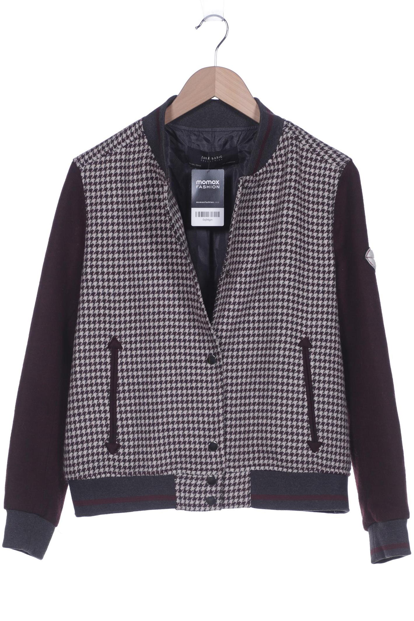 

ZARA Damen Jacke, bordeaux