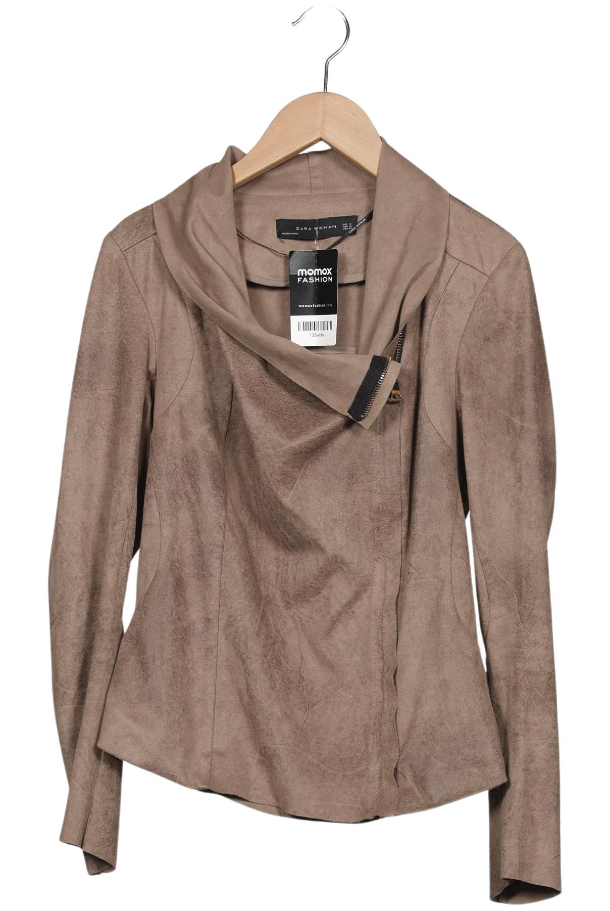 

Zara Damen Jacke, beige, Gr. 38