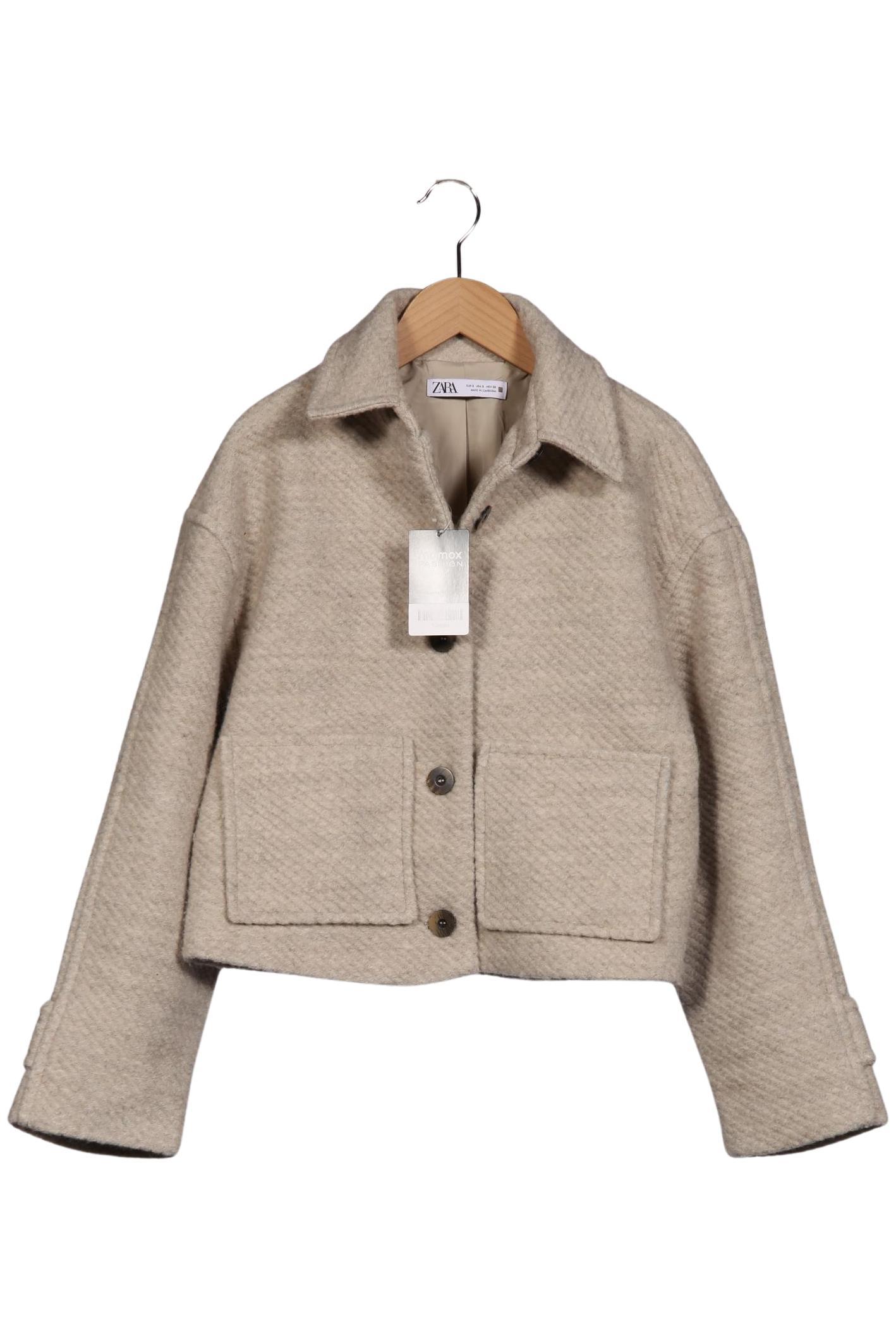 

Zara Damen Jacke, beige, Gr. 36