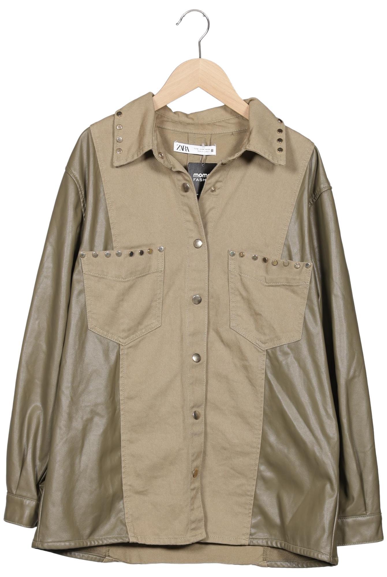 

Zara Damen Jacke, beige, Gr. 38