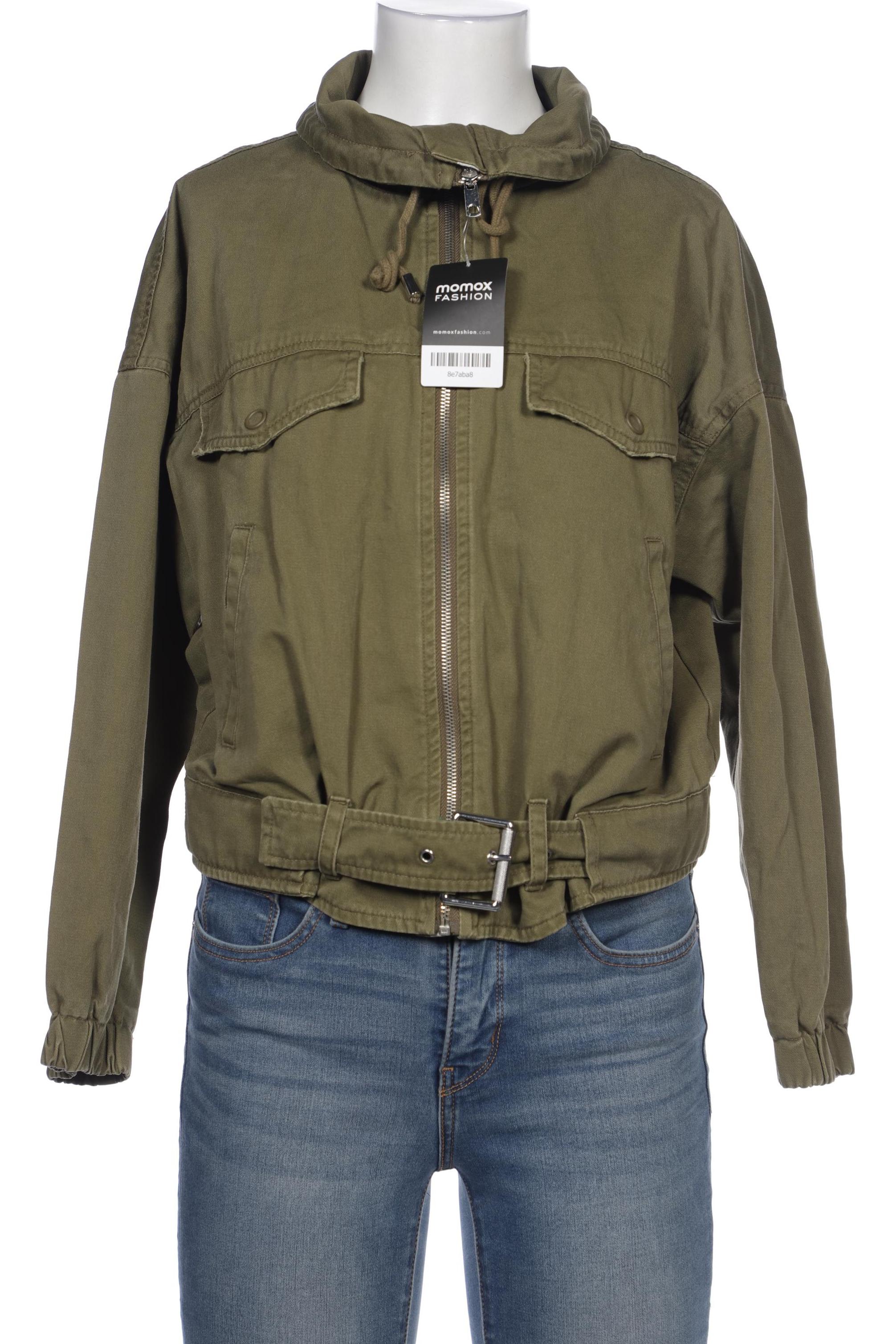 

ZARA Damen Jacke, grün