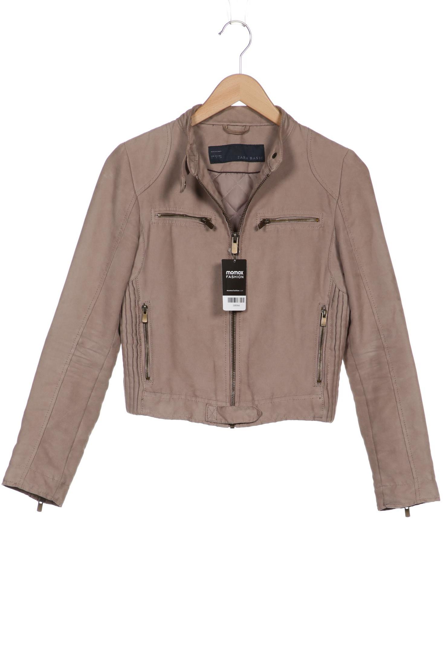 

Zara Damen Jacke, beige, Gr. 36
