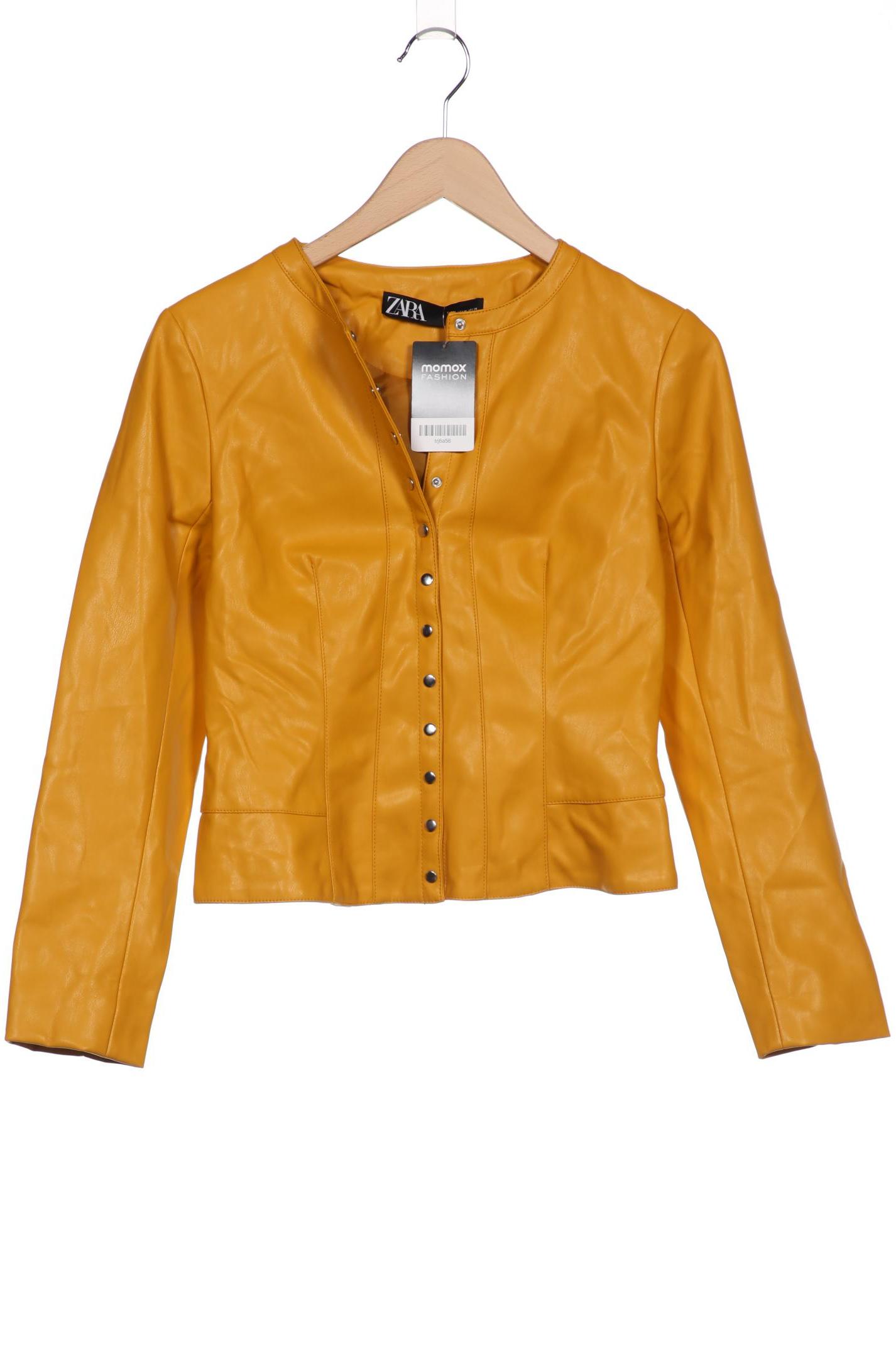 

ZARA Damen Jacke, gelb