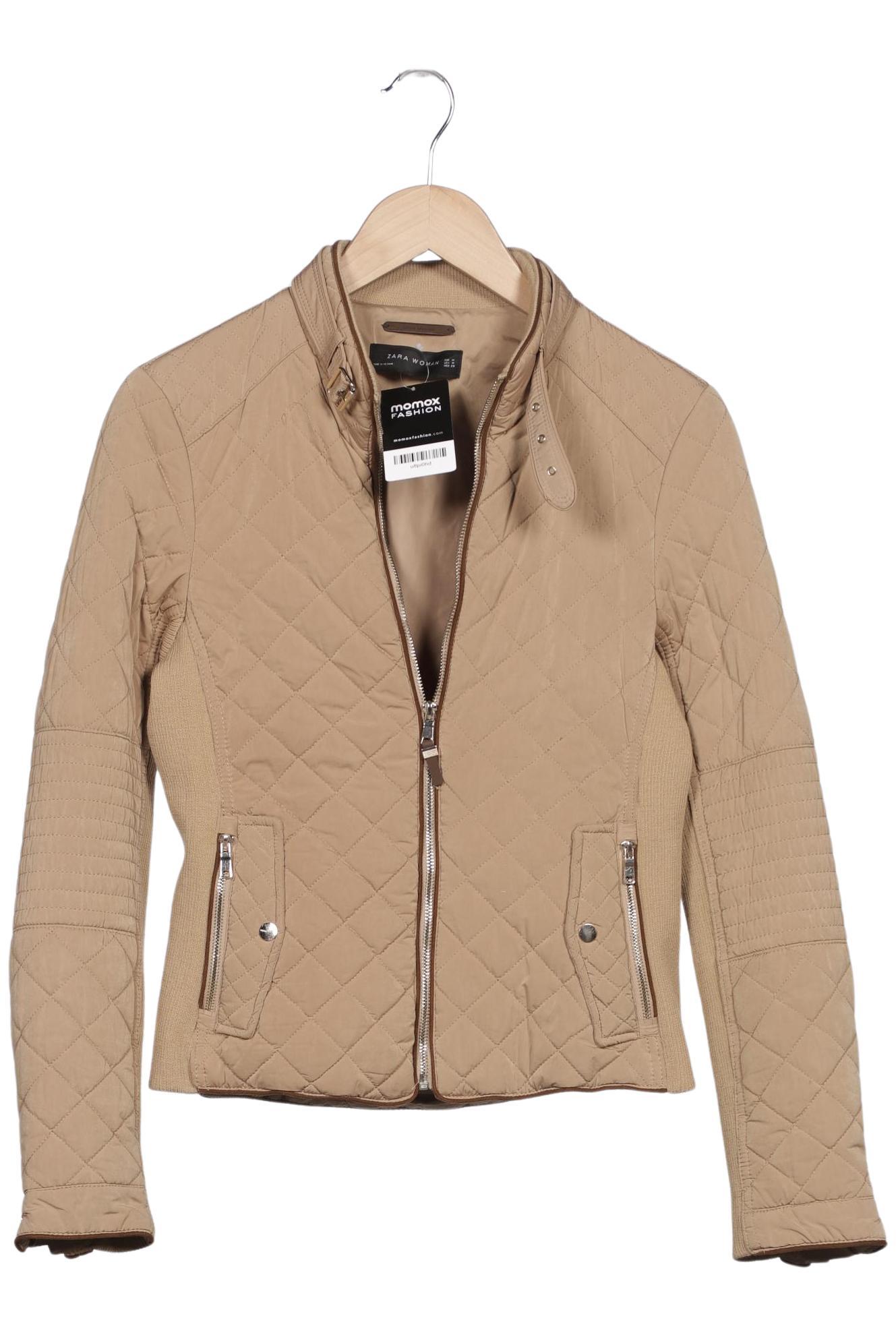 

Zara Damen Jacke, beige, Gr. 38