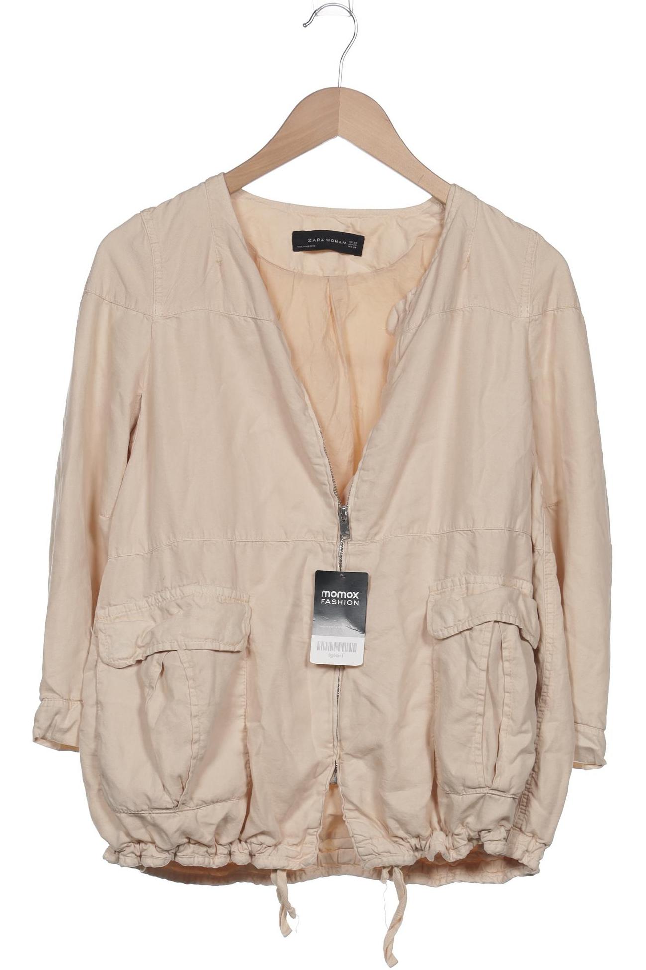 

Zara Damen Jacke, beige, Gr. 34