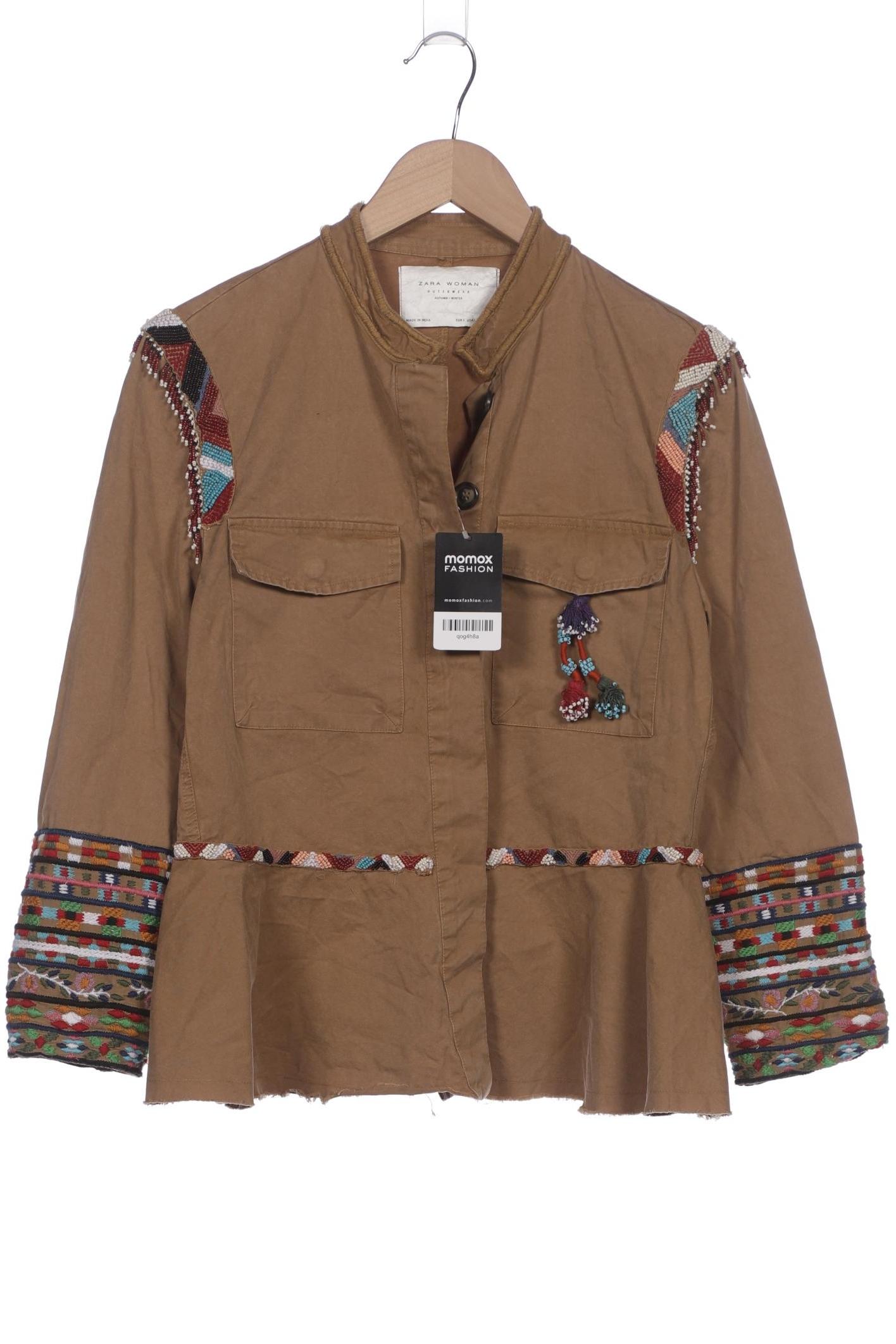 

Zara Damen Jacke, beige, Gr. 42