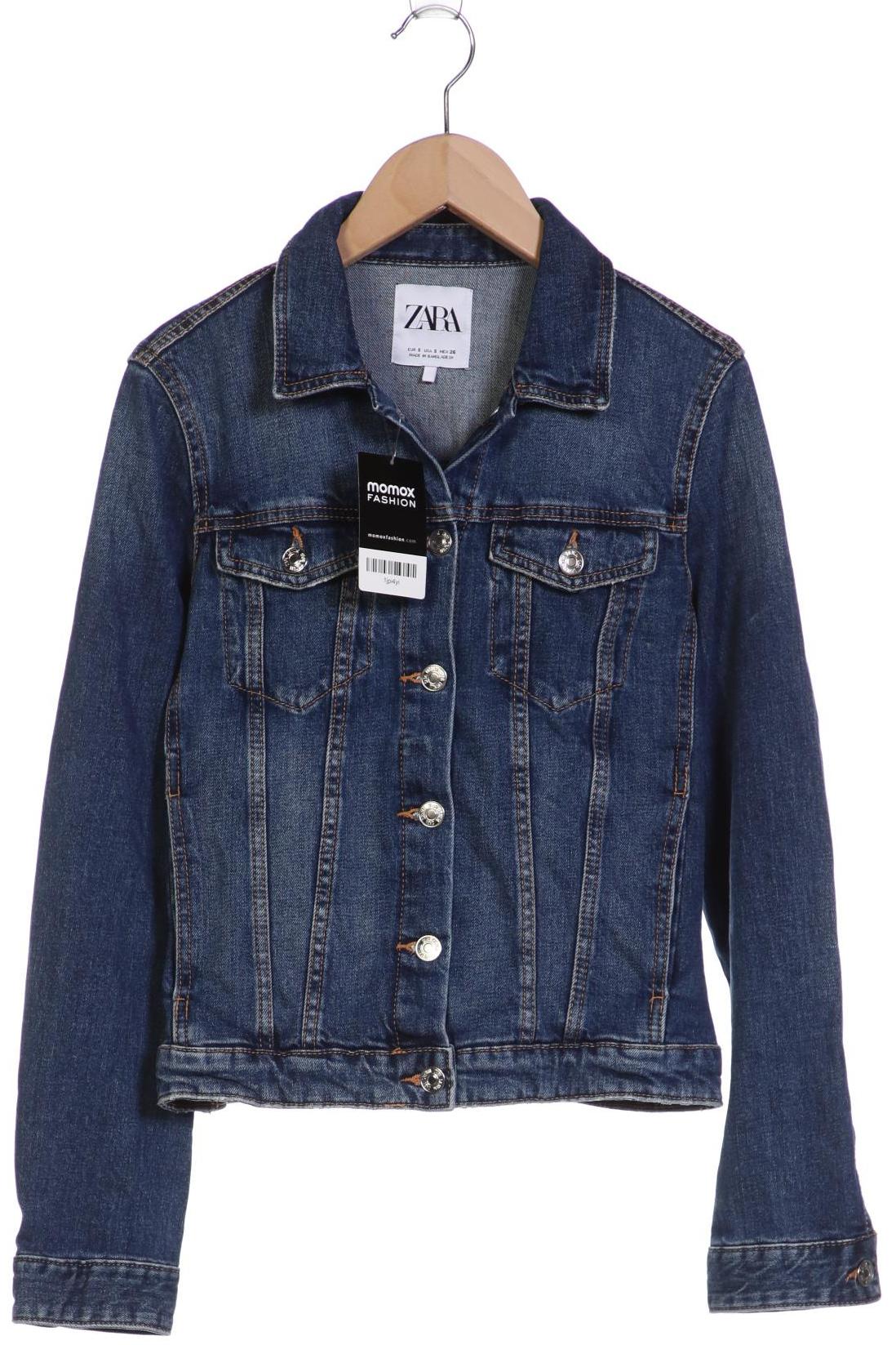

ZARA Damen Jacke, marineblau