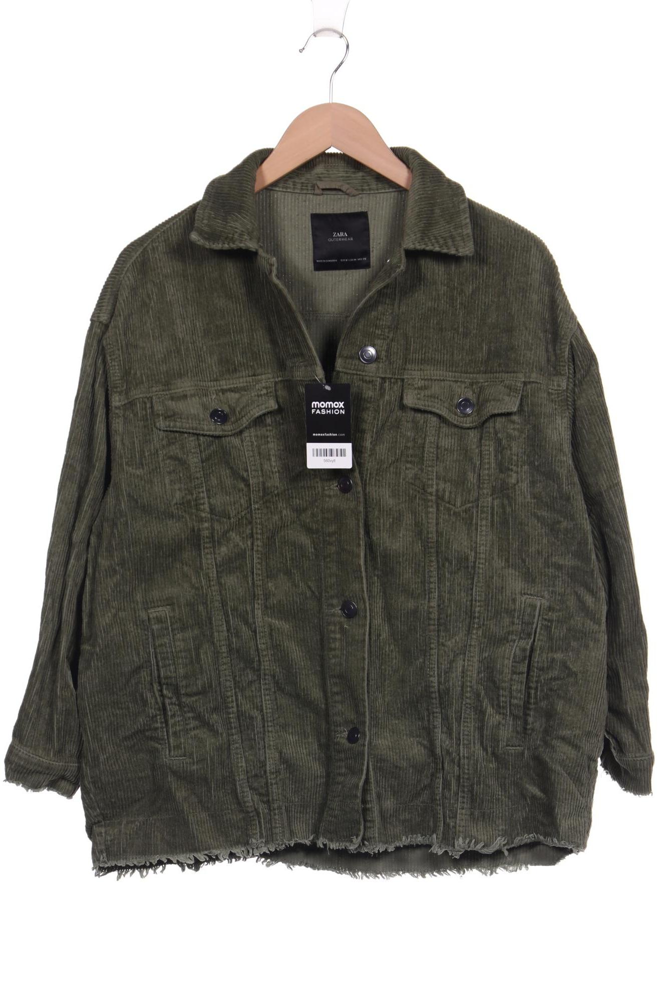 

ZARA Damen Jacke, grün