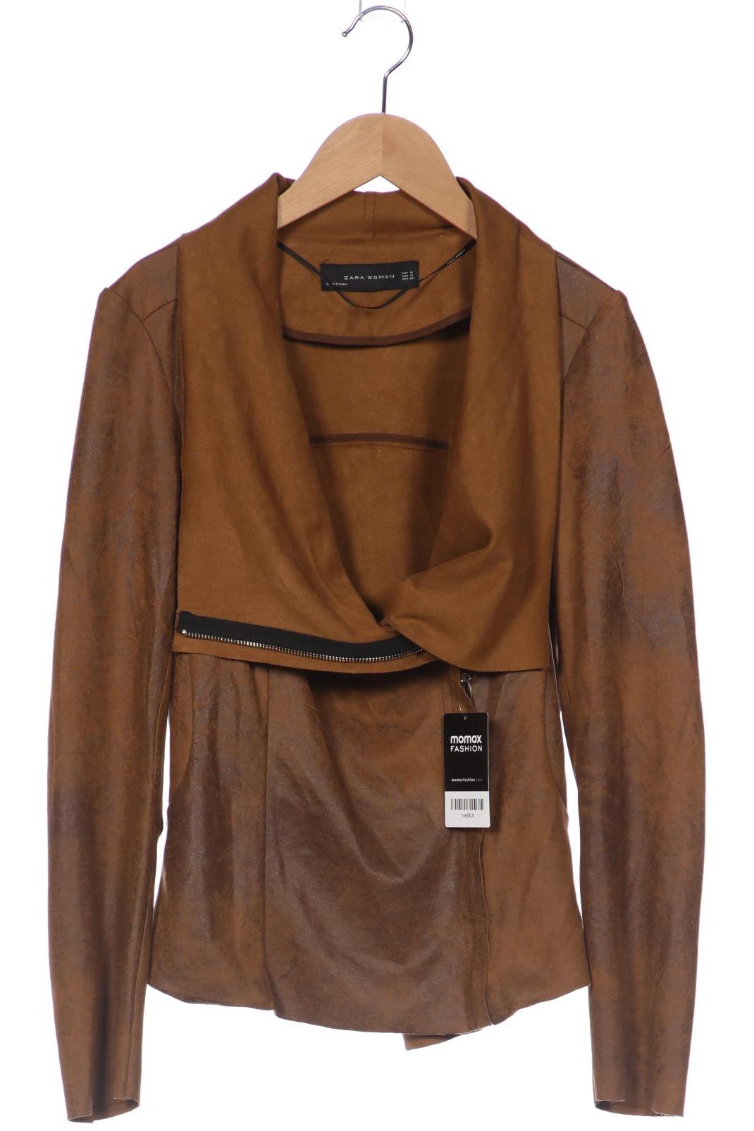 

ZARA Damen Jacke, braun