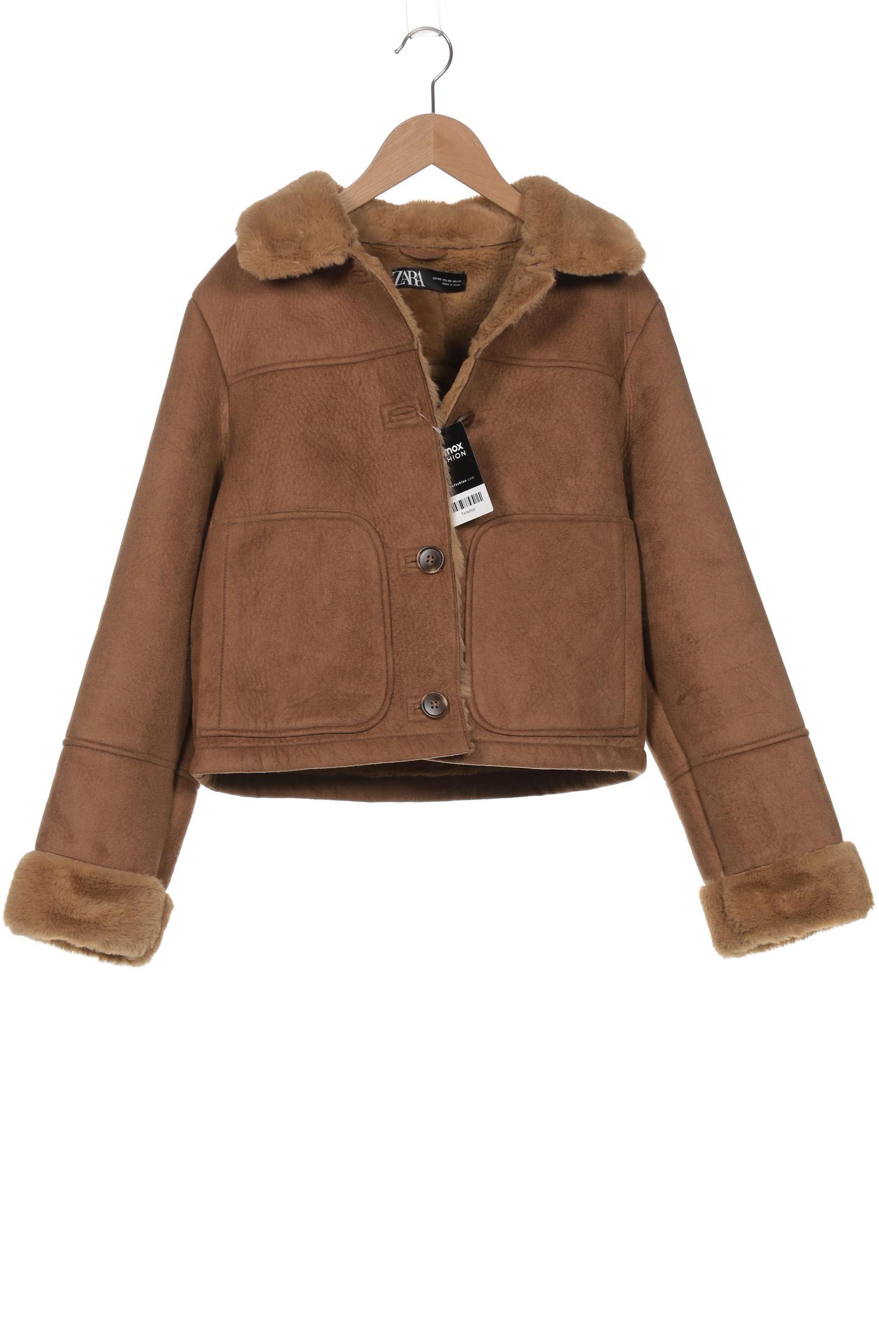 

Zara Damen Jacke, braun, Gr. 34