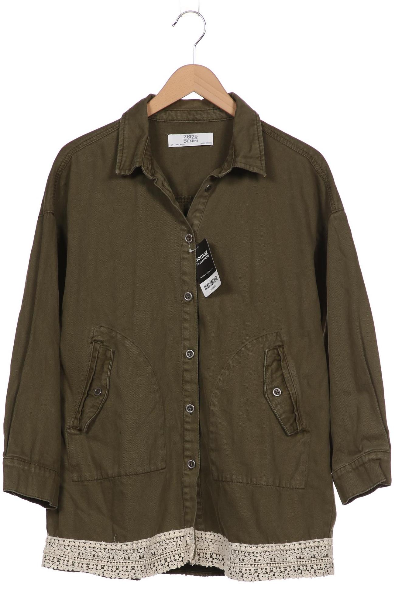 

ZARA Damen Jacke, grün