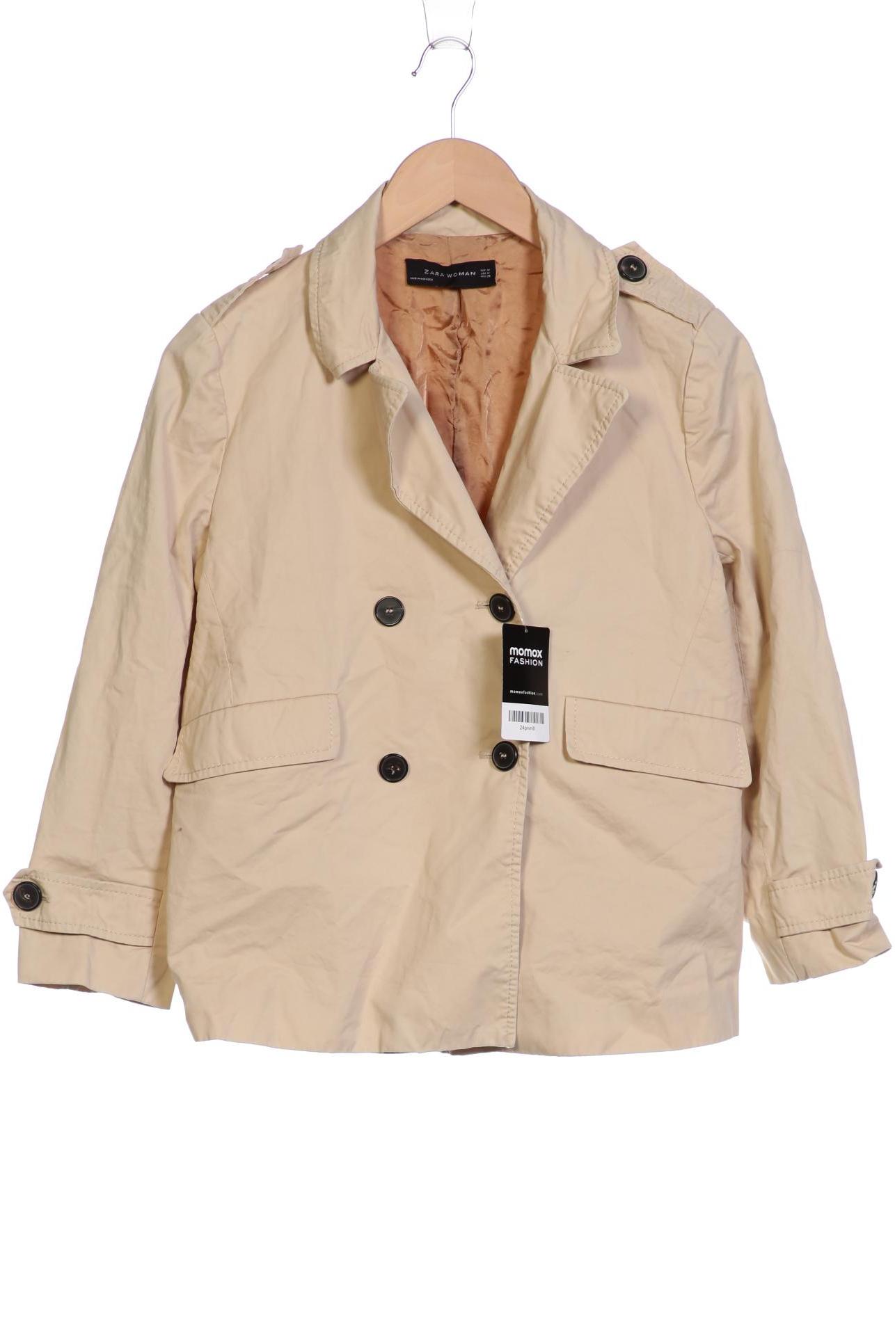 

ZARA Damen Jacke, cremeweiß