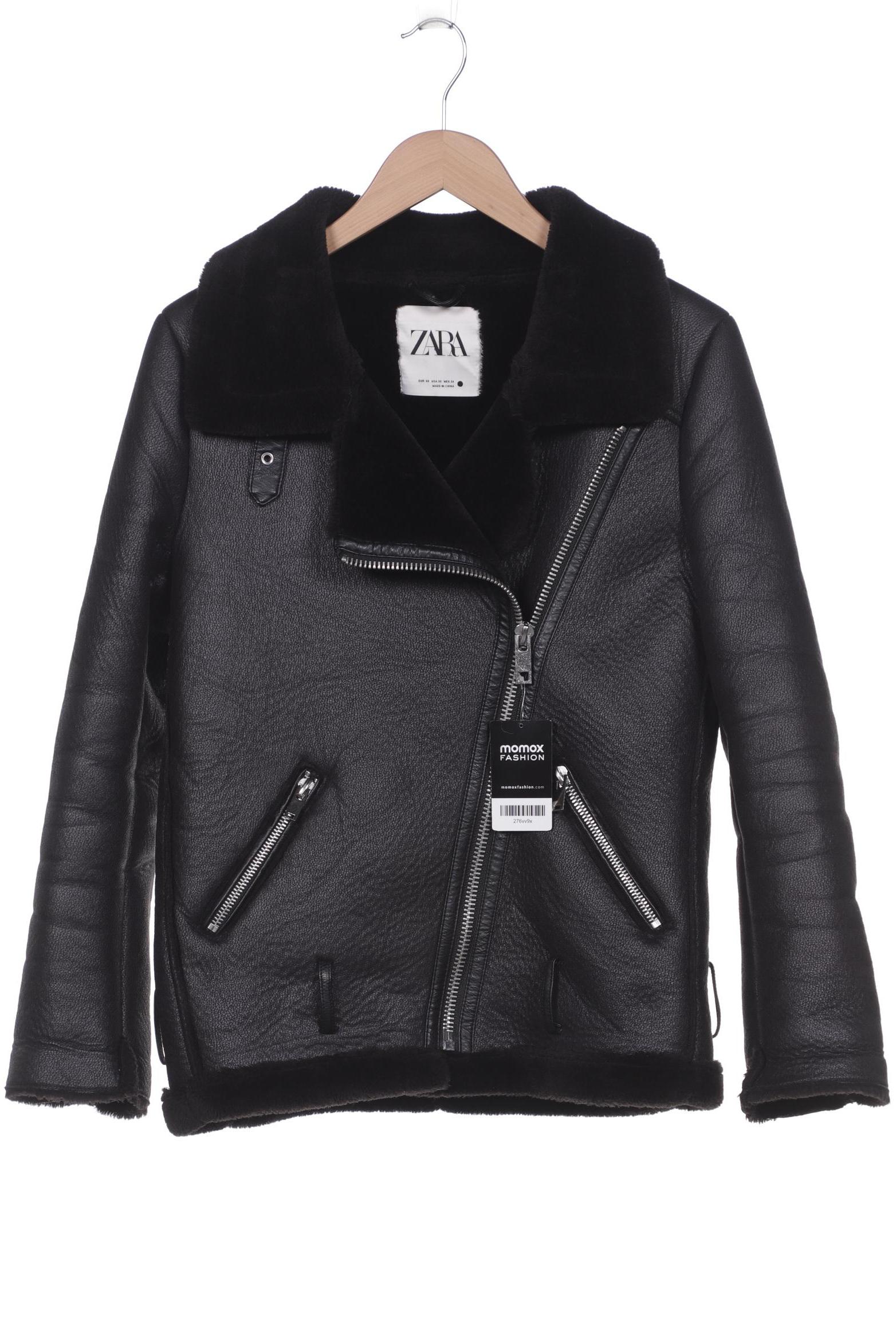 

ZARA Damen Jacke, schwarz