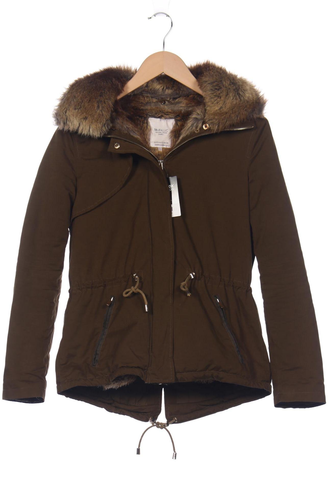 

ZARA Damen Jacke, grün