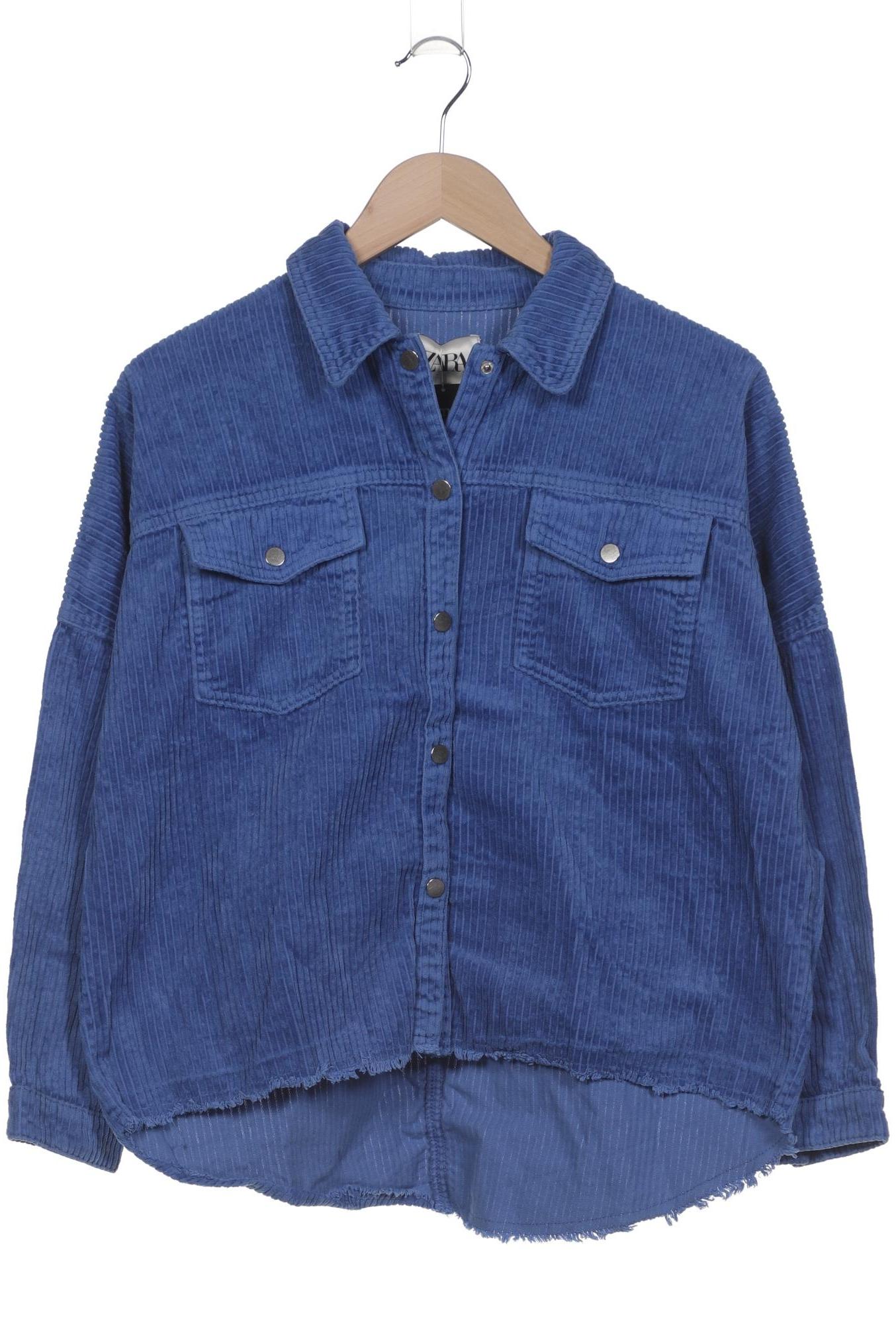 

Zara Damen Jacke, blau, Gr. 34