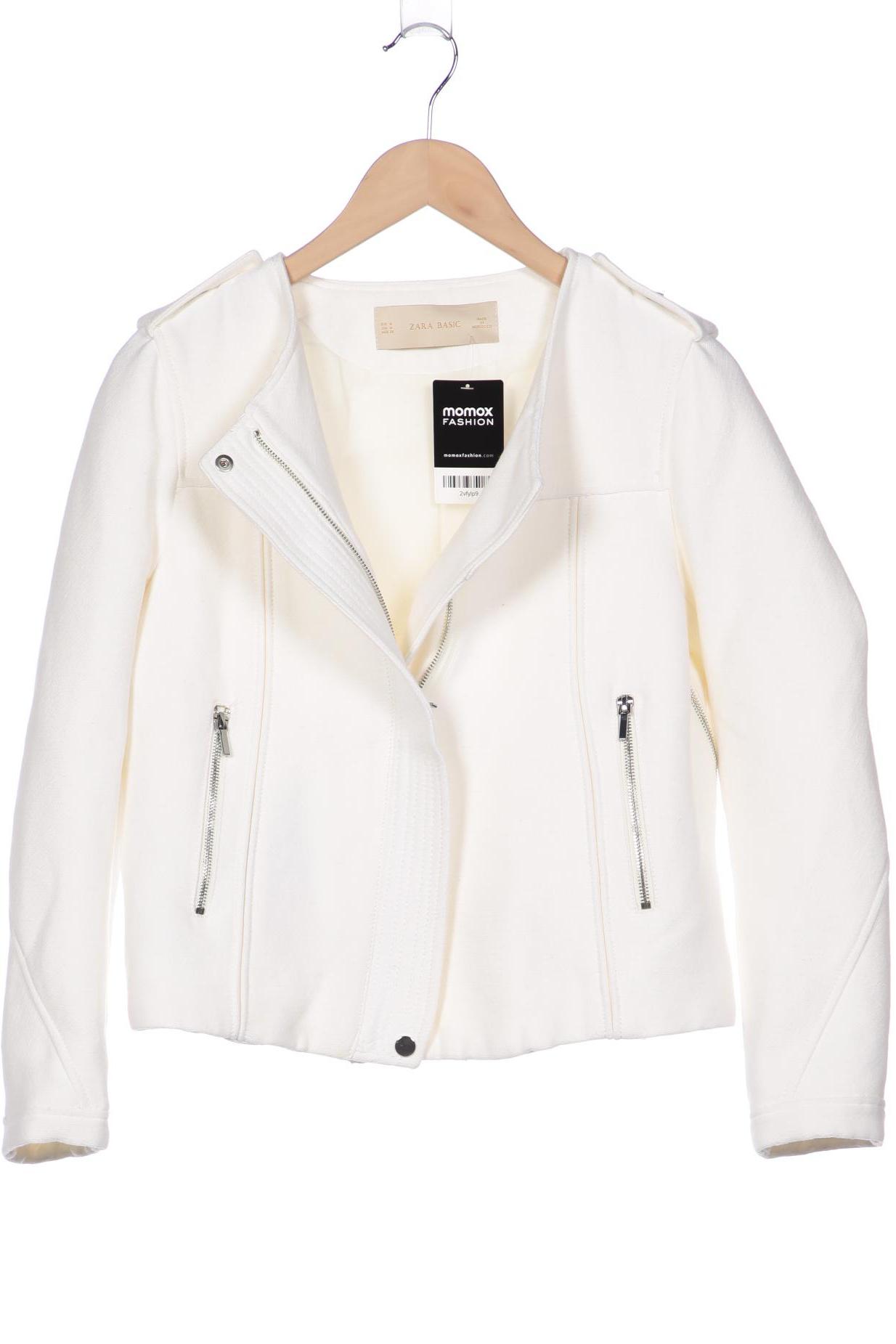 

ZARA Damen Jacke, cremeweiß