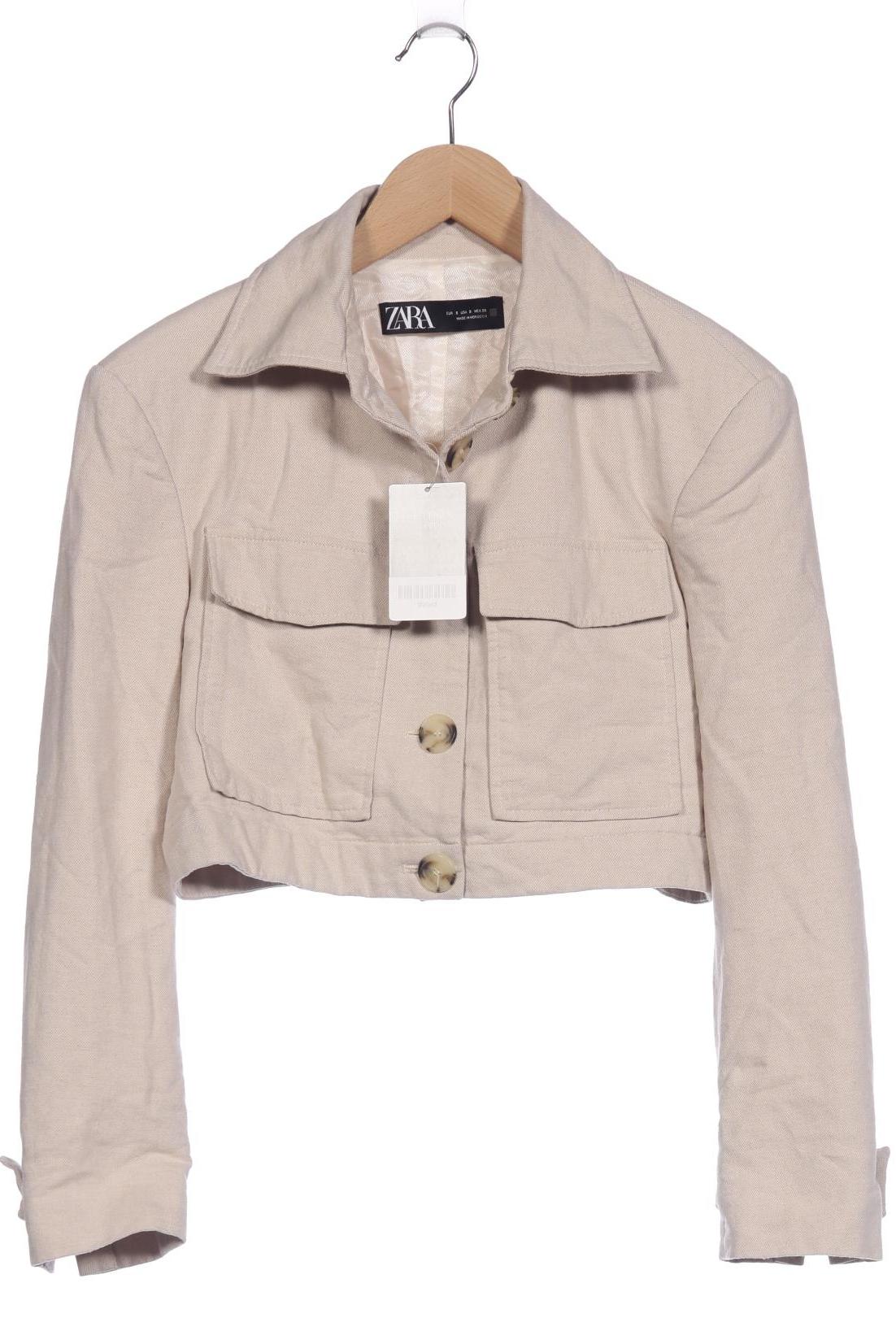 

Zara Damen Jacke, cremeweiß, Gr. 36