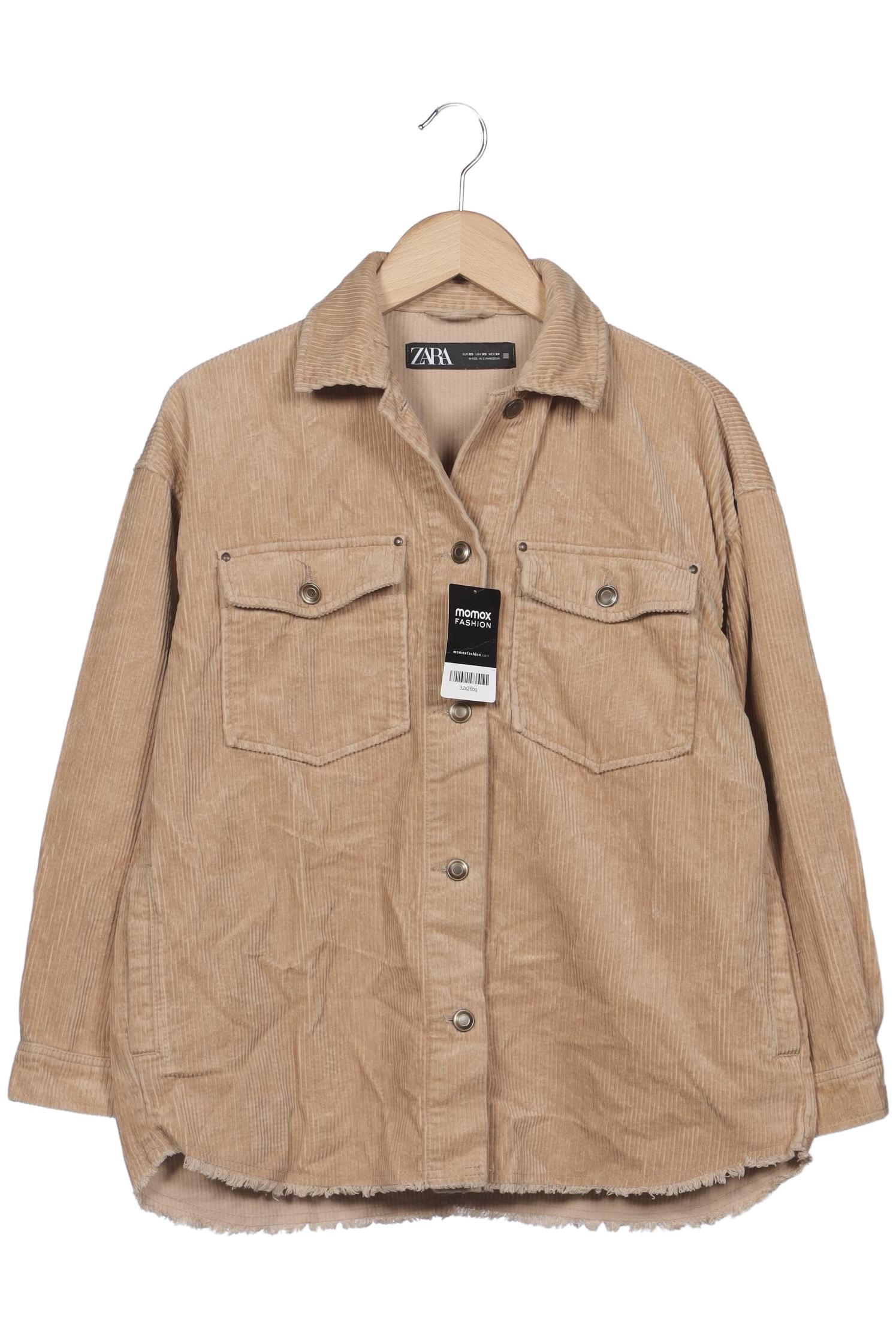 

Zara Damen Jacke, beige, Gr. 34