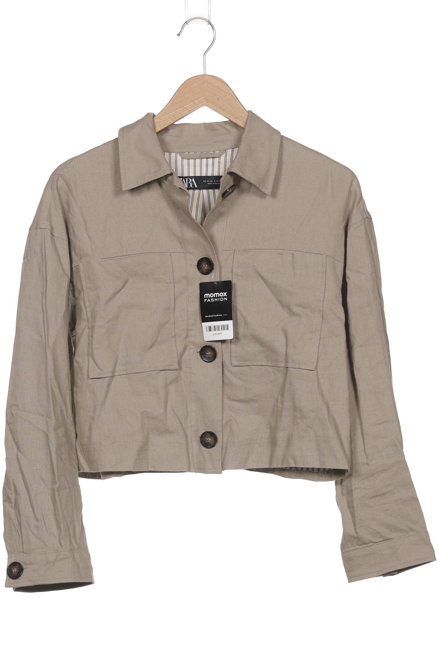 

Zara Damen Jacke, beige, Gr. 38
