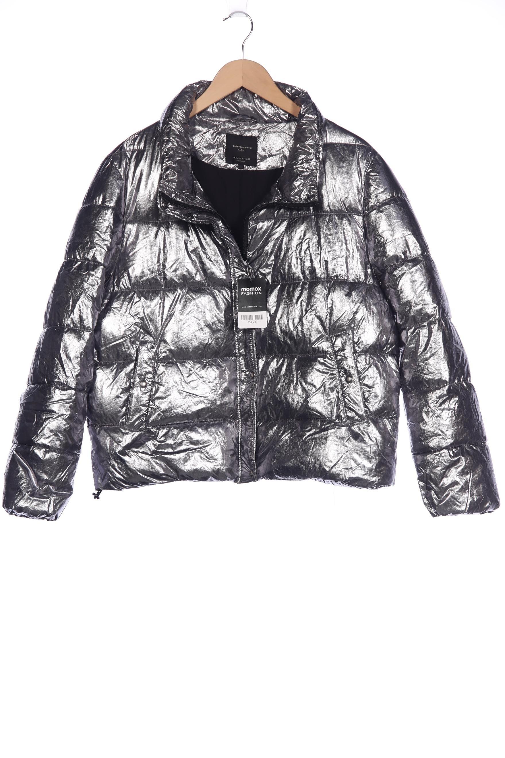 

Zara Damen Jacke, silber, Gr. 44