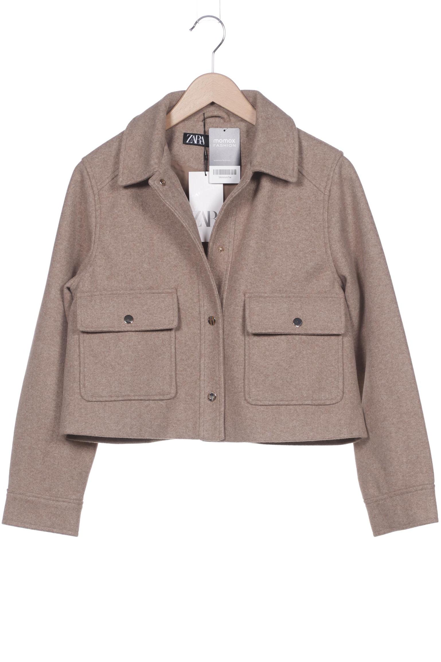 

ZARA Damen Jacke, beige