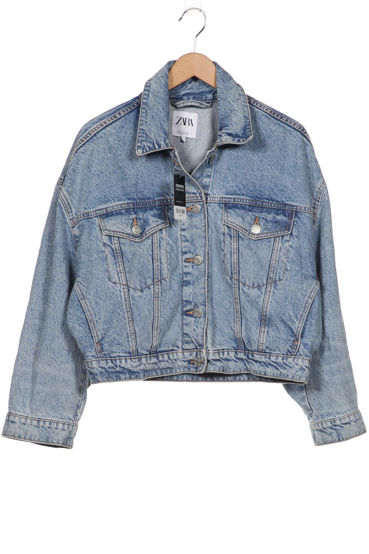 

Zara Damen Jacke, blau, Gr. 34